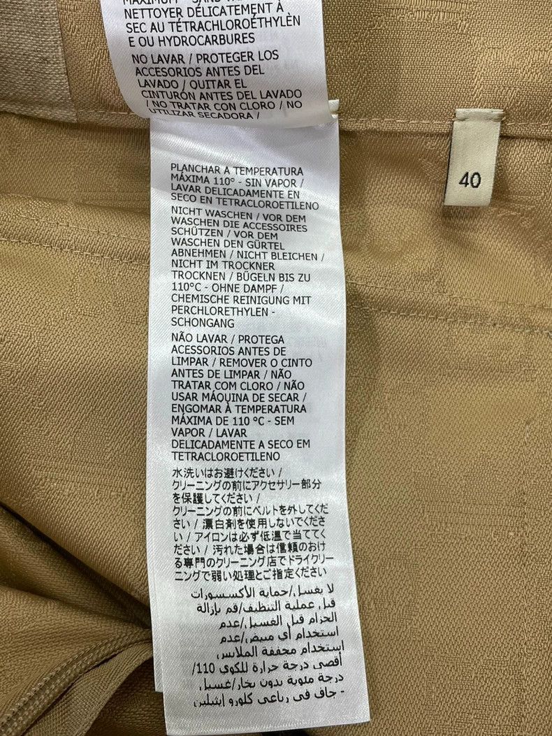 Other Gucci Co-branded khaki colour old flower dark pattern prin Size 26" / US 2 / IT 38 - 6 Thumbnail
