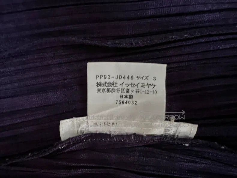 Issey Miyake Issey Miyake Purple Long Coat Size L / US 10 / IT 46 - 5 Thumbnail