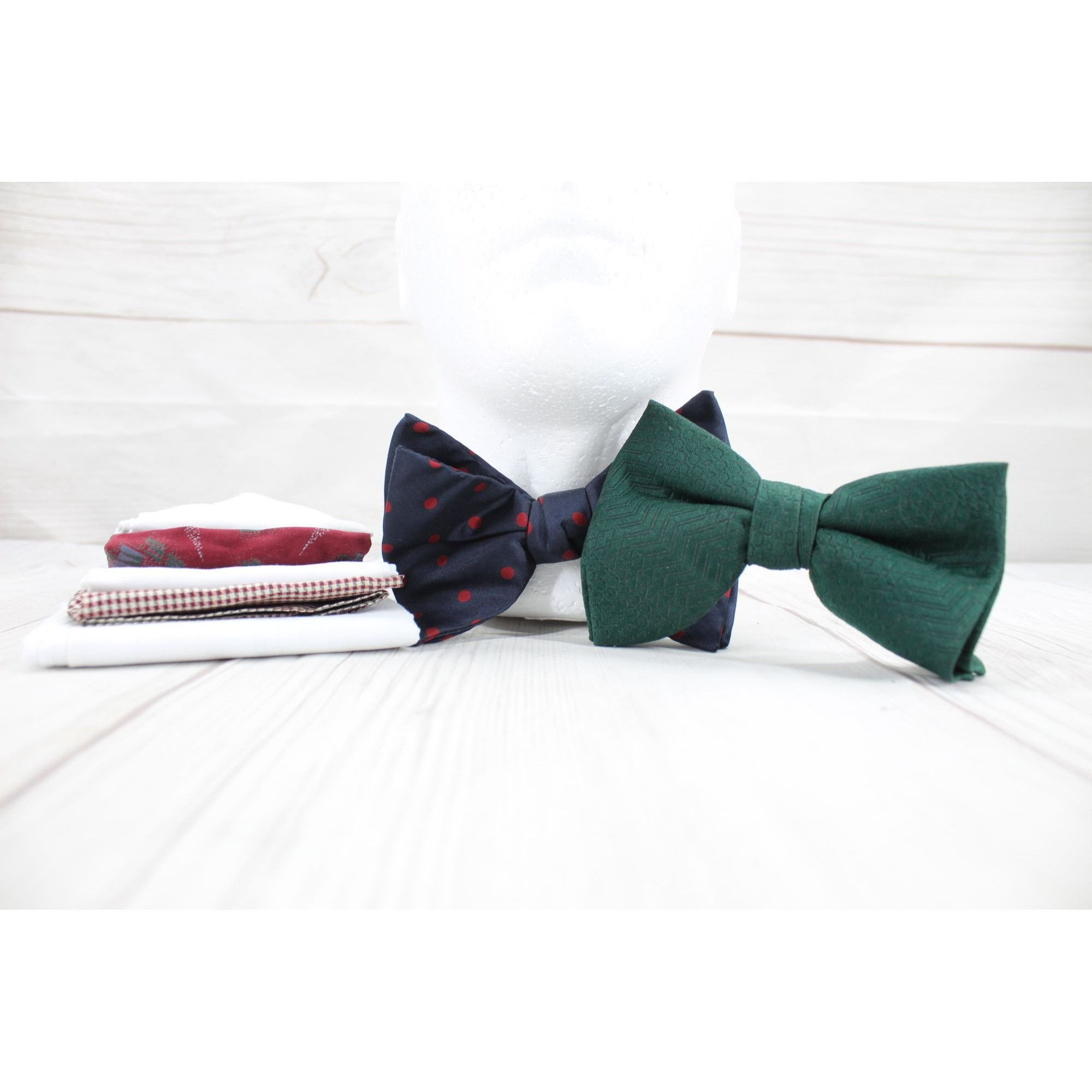Other Set of 7 Men's Multicolor Bow Ties Pocket Handkerchiefs Size ONE SIZE - 4 Thumbnail