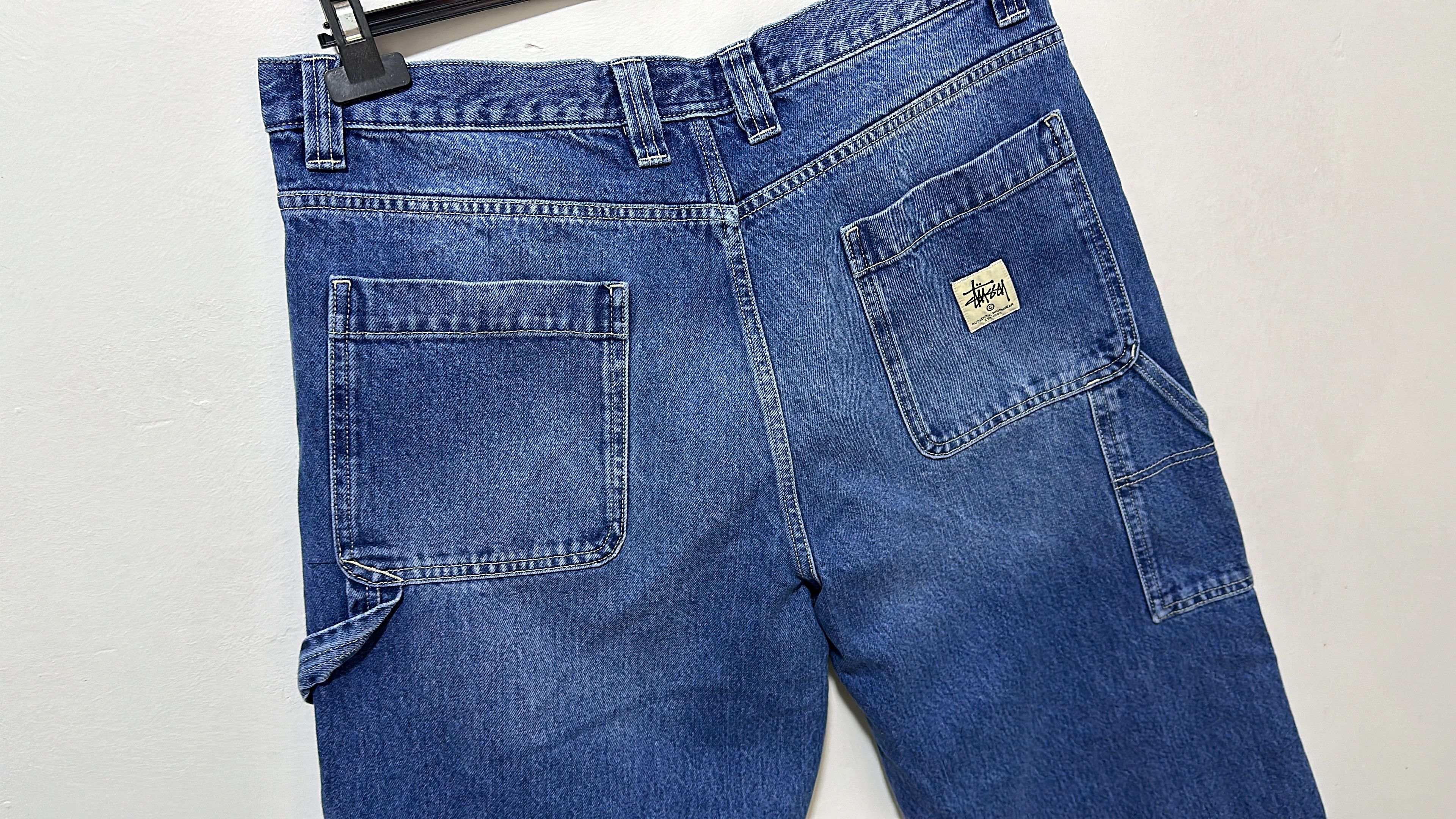 Stussy Stussy Blue Double Knee Work Pant Canvas Size 34 Size US 34 / EU 50 - 4 Thumbnail