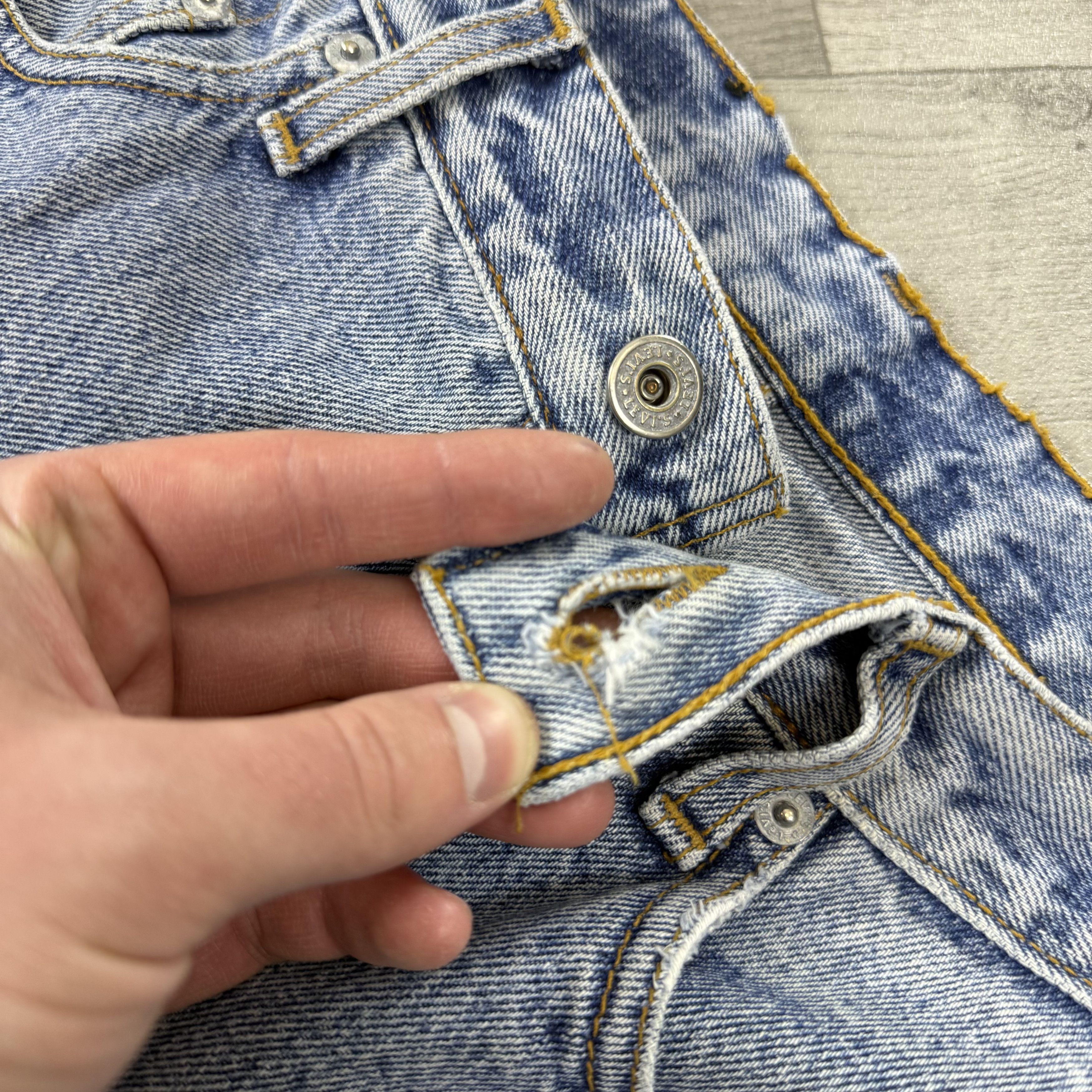 Levi's Vintage Levi's 627 Orange Tab Stonewashed Blue Denim Jeans Size US 32 / EU 48 - 15 Thumbnail