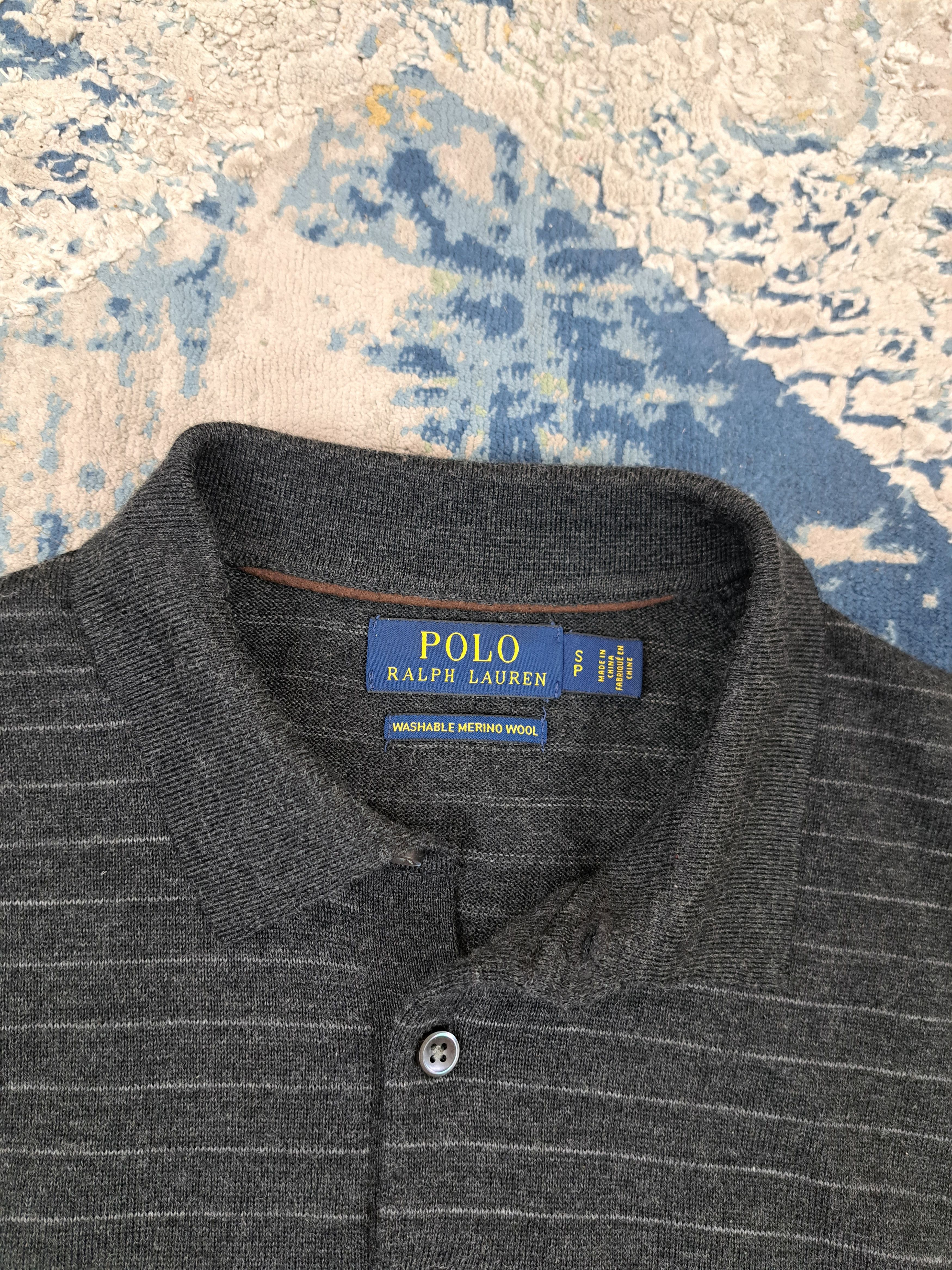 Polo Ralph Lauren Ralph Lauren Merino Wool Quarter Button Up Polo Sweater Size US S / EU 44-46 / 1 - 3 Thumbnail