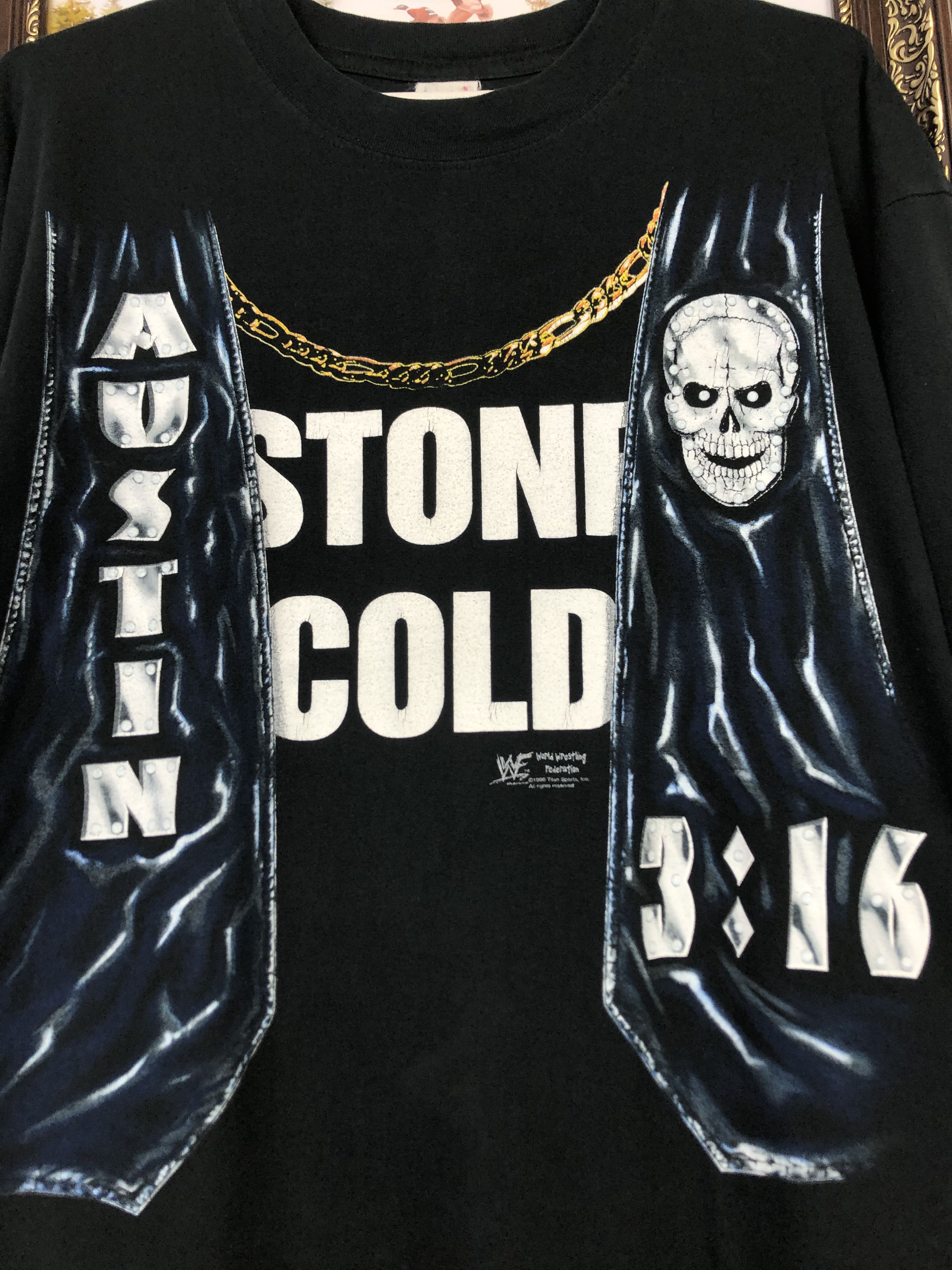 WWE Vintage 90's Stone Cold Steve Austin WWF 3:16 Shirt Tee Size US L / EU 52-54 / 3 - 5 Thumbnail
