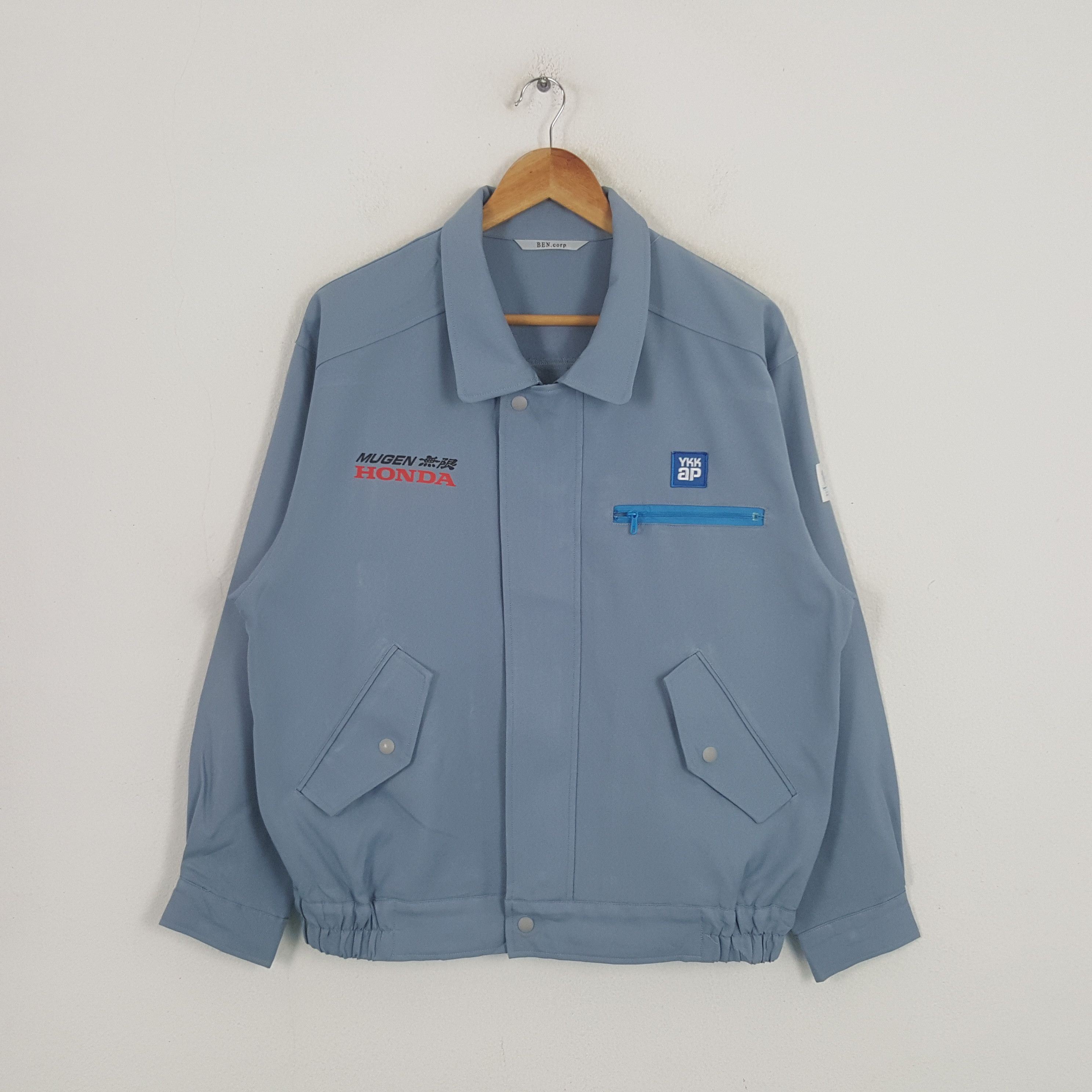 Honda × Japanese Brand × Vintage Vintage Mugen Honda Japanese Racing Team Custom Art Jacket Size US L / EU 52-54 / 3 - 3 Thumbnail