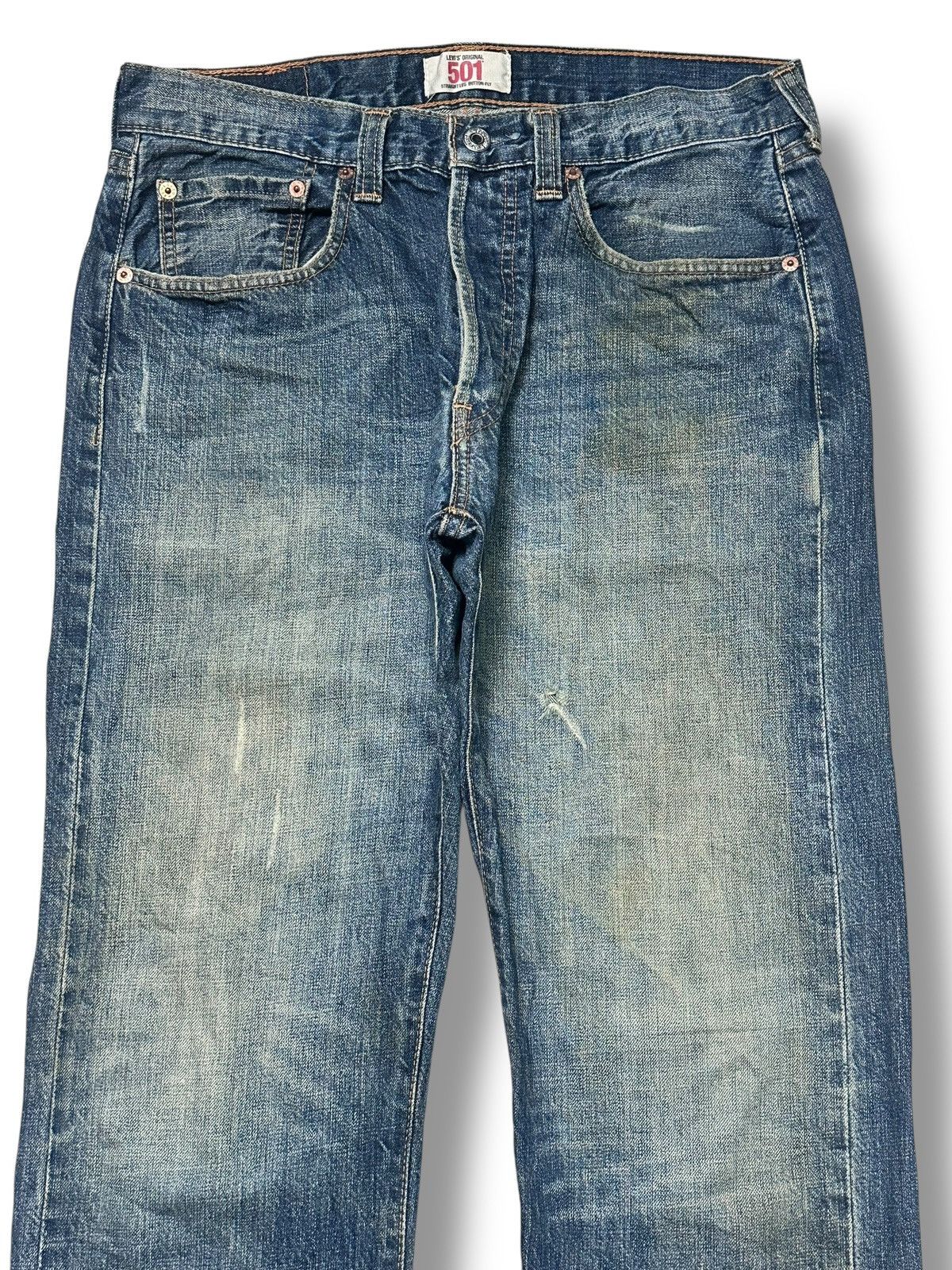 Levi's Levis 501 Vintage 90's Straight Cut Button Fly With Faded Size US 32 / EU 48 - 3 Thumbnail