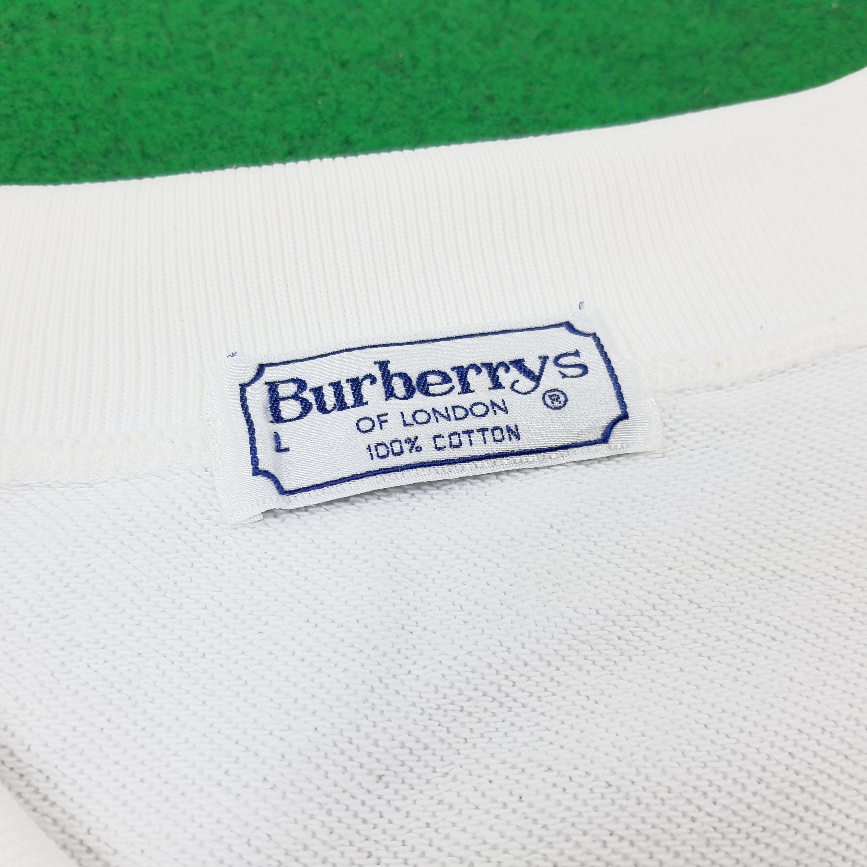 Burberry Vintage Burberrys of London Designer Sweatshirt C241N22 Size US XL / EU 56 / 4 - 4 Thumbnail