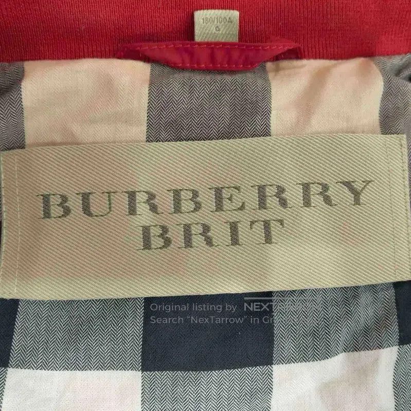 Burberry Burberry Red Long Sleeve Men's Jacket. Size US L / EU 52-54 / 3 - 4 Thumbnail