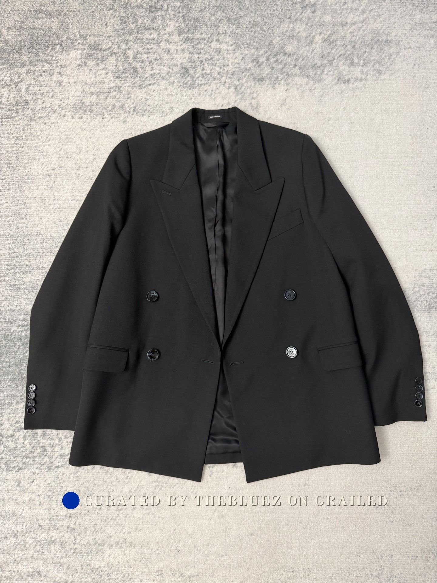 Acne Studios Acne Studios Classic Double-Breasted Black Blazer Size S / US 4 / IT 40 - 1 Thumbnail
