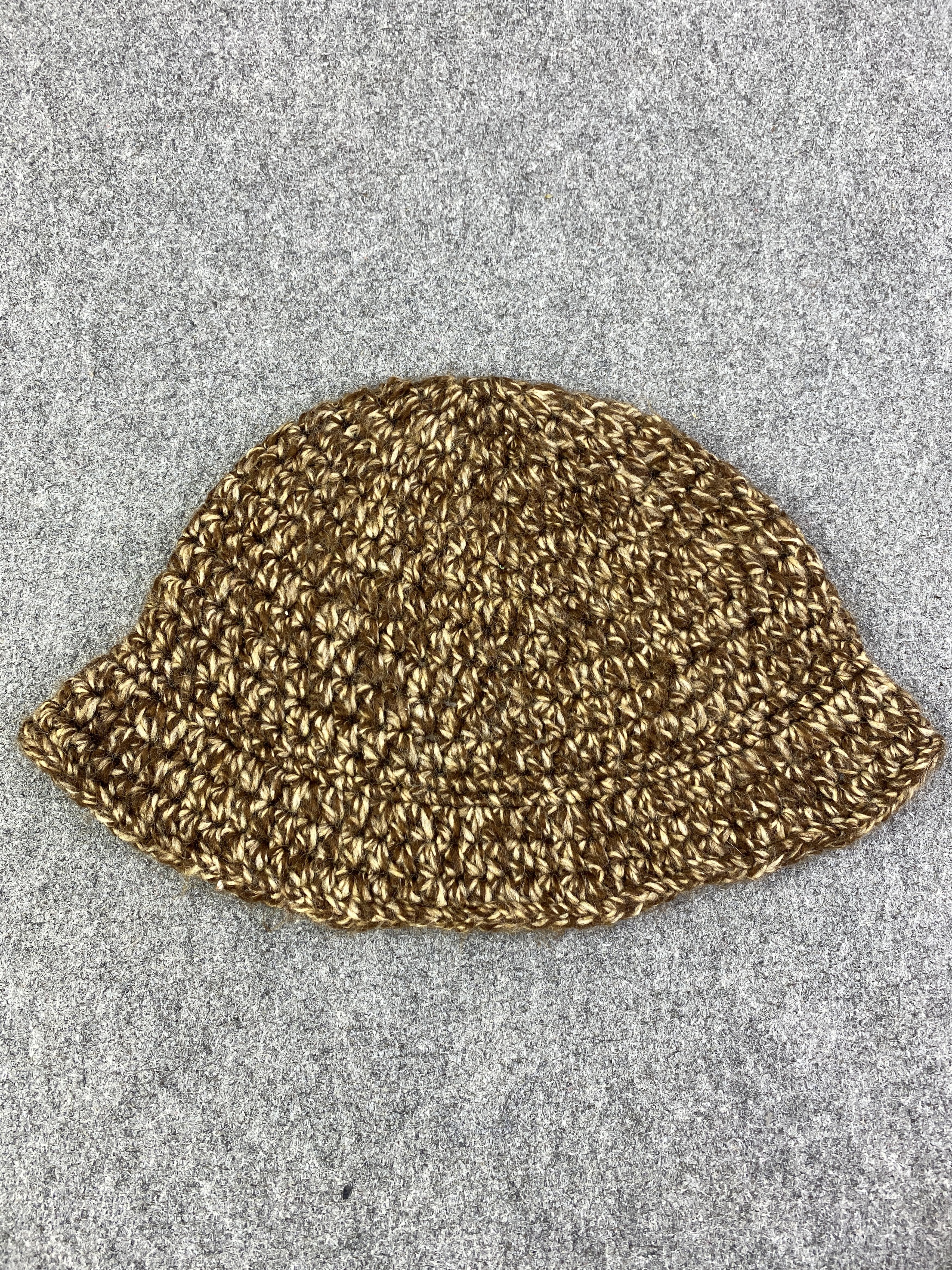 Japanese Brand Japanese Brand Knit Bucket Hat / Fisherman Hat BA0198 Size ONE SIZE - 3 Thumbnail