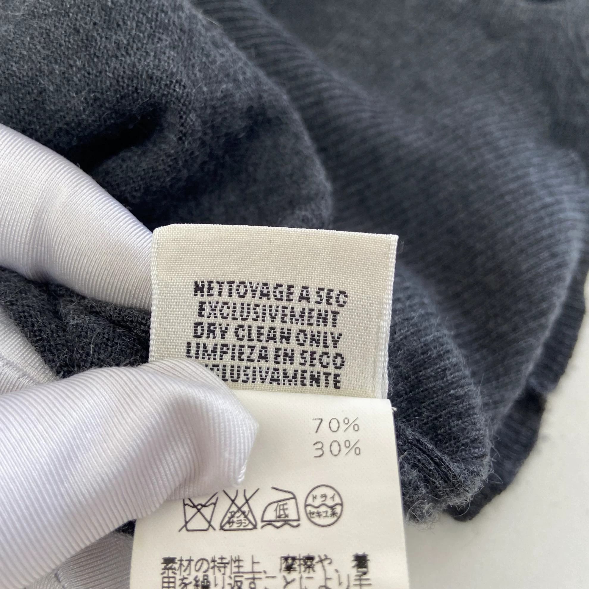 Hermes Hermes Dark Gray Knit Top Size 36 Pre-Owned Size XS / US 0-2 / IT 36-38 - 8 Thumbnail