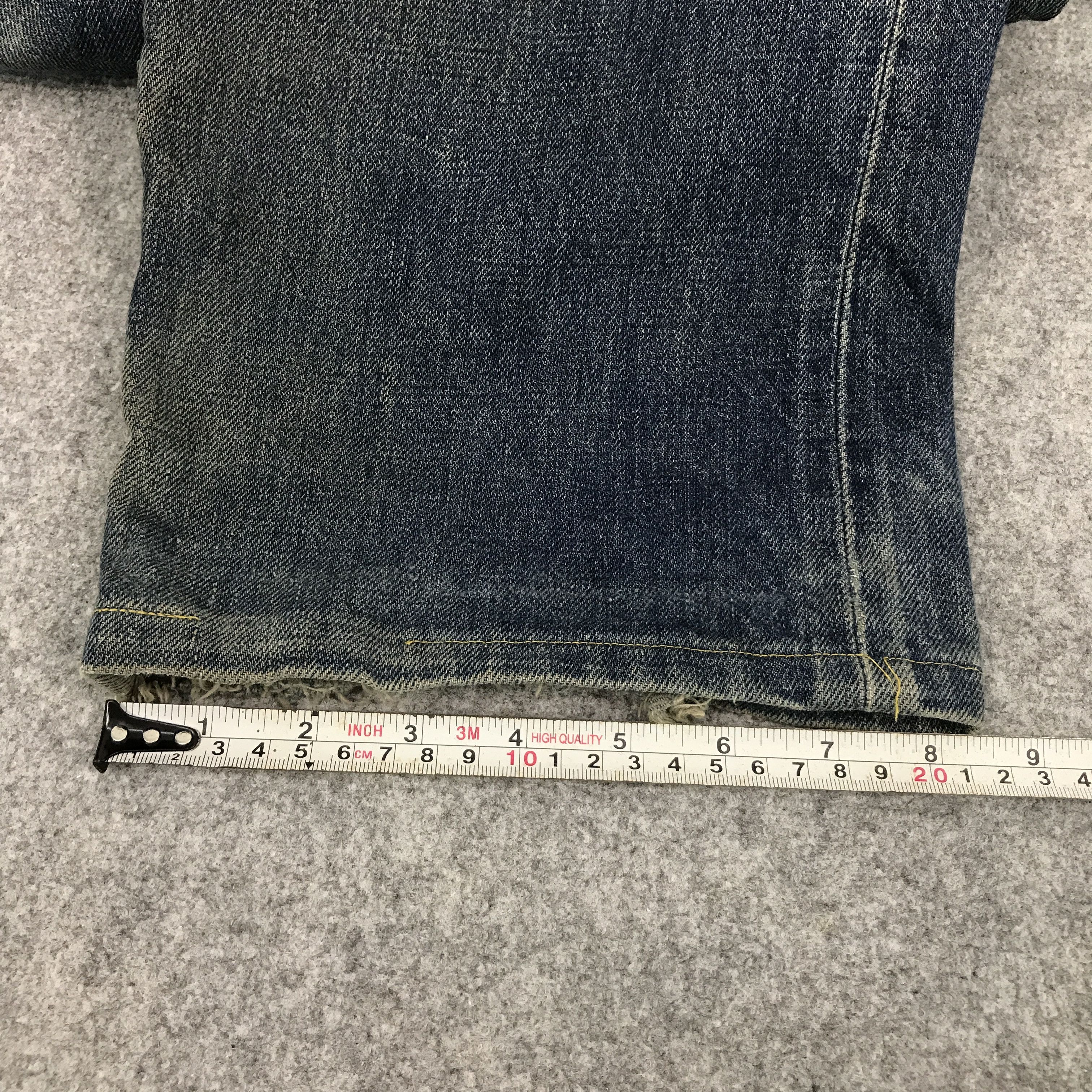 Japanese Brand × Levi's Vintage Clothing VTG🔥LEVI'S BIG E JAPAN SELVAGE DENIM DISTRESSED JEANS Size US 32 / EU 48 - 15 Thumbnail