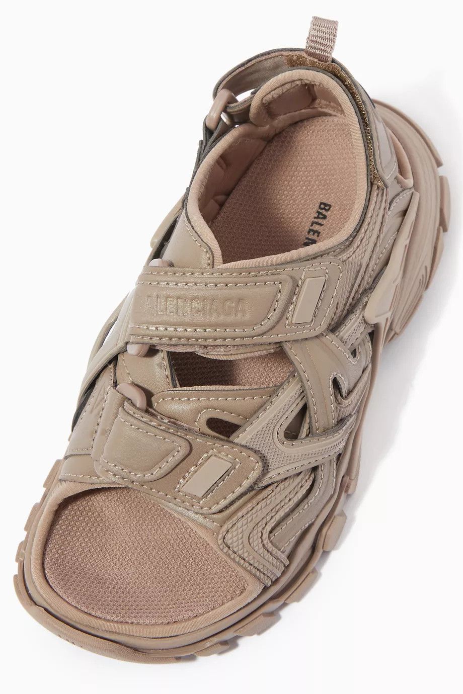 Balenciaga o1la1rc1a0226 Size: KIDS 23 / Track Sandals In Beige Size US 5 / EU 37 - 2 Thumbnail