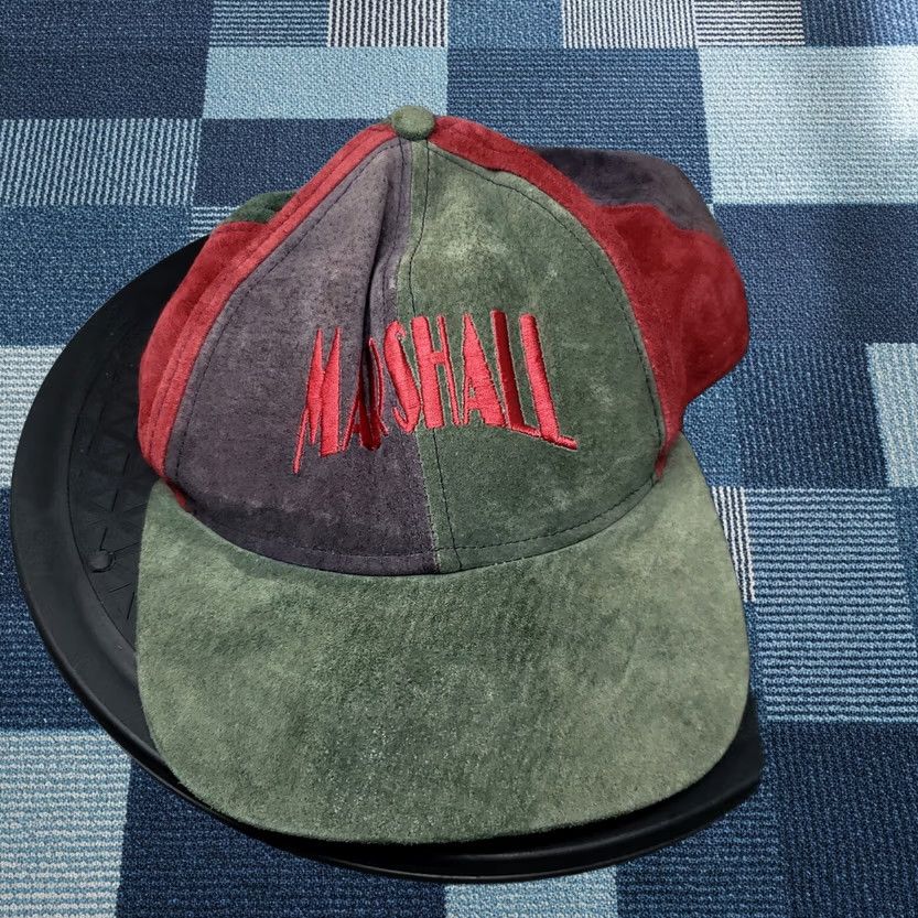 Vintage VINTAGE Sportswear Hat One Size Green Marshall Classic Strap Back Cap Mens Size ONE SIZE - 1 Thumbnail