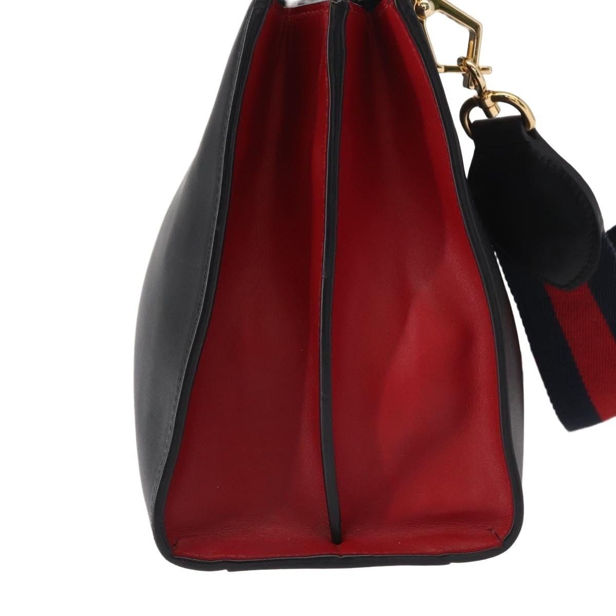 Gucci Gucci Bamboo Web Leather Nim Fair Bag Black Size ONE SIZE - 3 Thumbnail