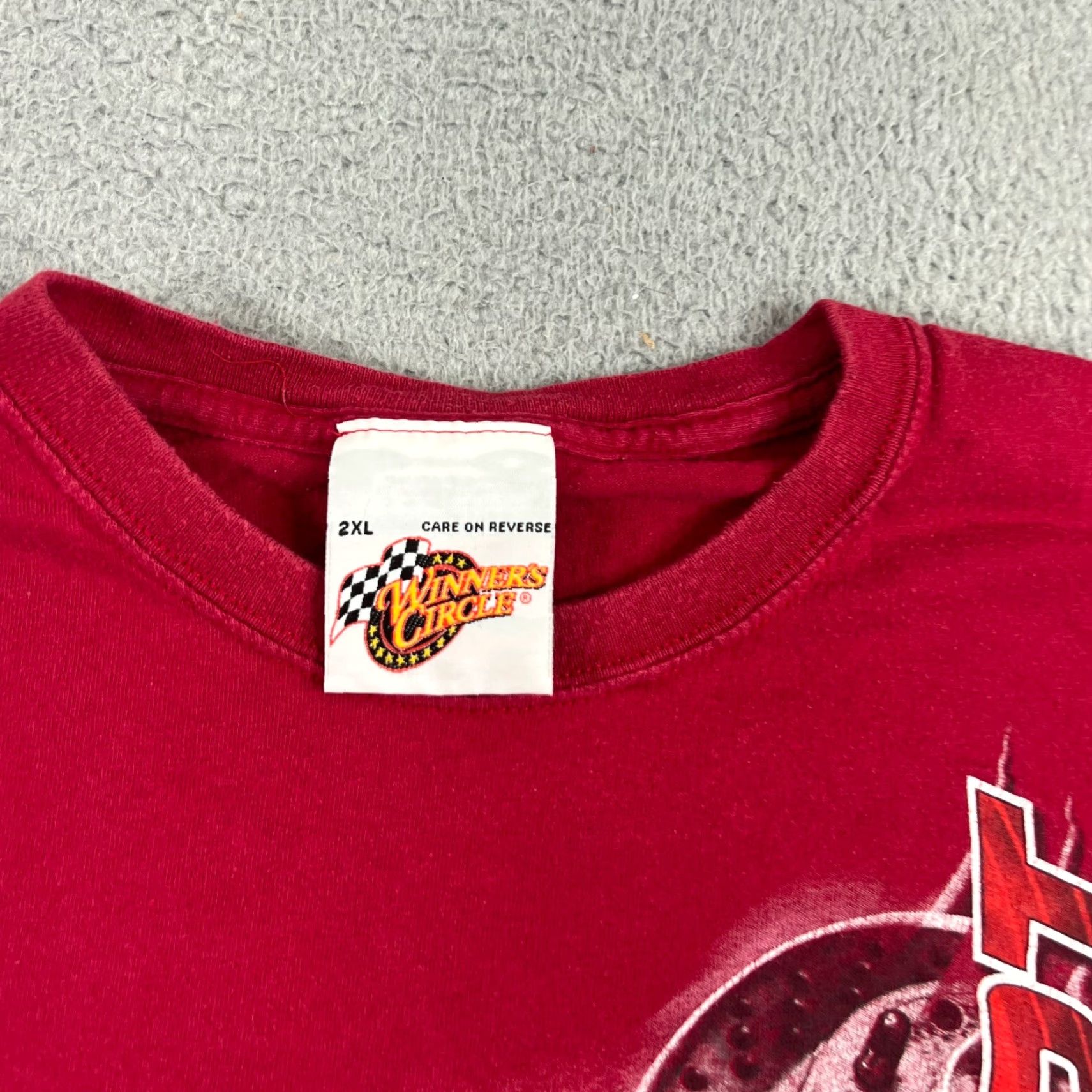 NASCAR VTG NASCAR Tony Stewart #14 T-Shirt Mens 2XL Short Sleeve Crew Neck Graphic Red Size US XXL / EU 58 / 5 - 4 Thumbnail