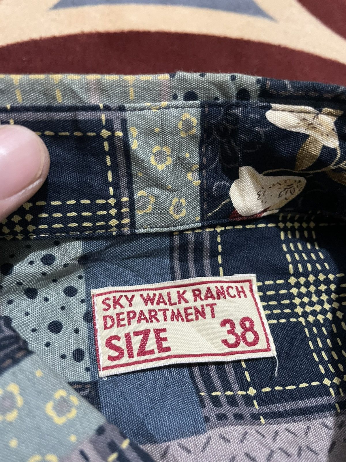 Japanese Brand shirt sky walk ranch department Size US L / EU 52-54 / 3 - 5 Thumbnail