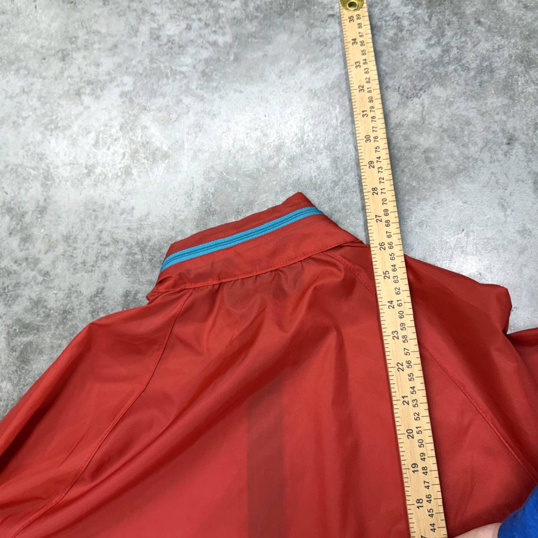 Vintage Atlantic Sportswear Bermuda Jacket Mens Small Red Full Zip Windbreaker Nylon Size US S / EU 44-46 / 1 - 6 Thumbnail