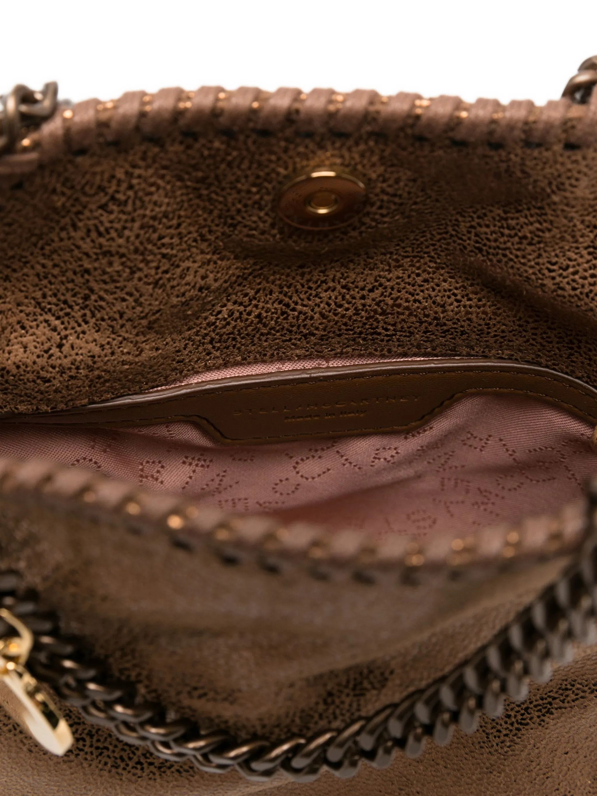 Stella McCartney os11x1225 Size: OS / Chain-Trim Tote Bag in Brown Size ONE SIZE - 5 Thumbnail