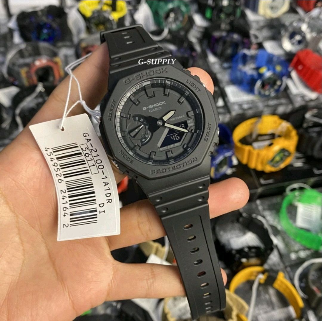 Casio Casio G Shock GA-2100-1A1 Blackout Size ONE SIZE - 4 Thumbnail