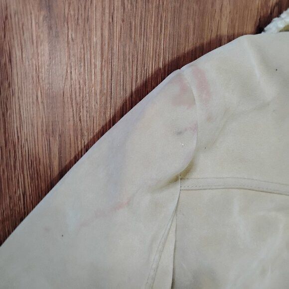Other Vintage Town'N Ranch Western Shearling Suede Leather Coat Size US L / EU 52-54 / 3 - 10 Thumbnail