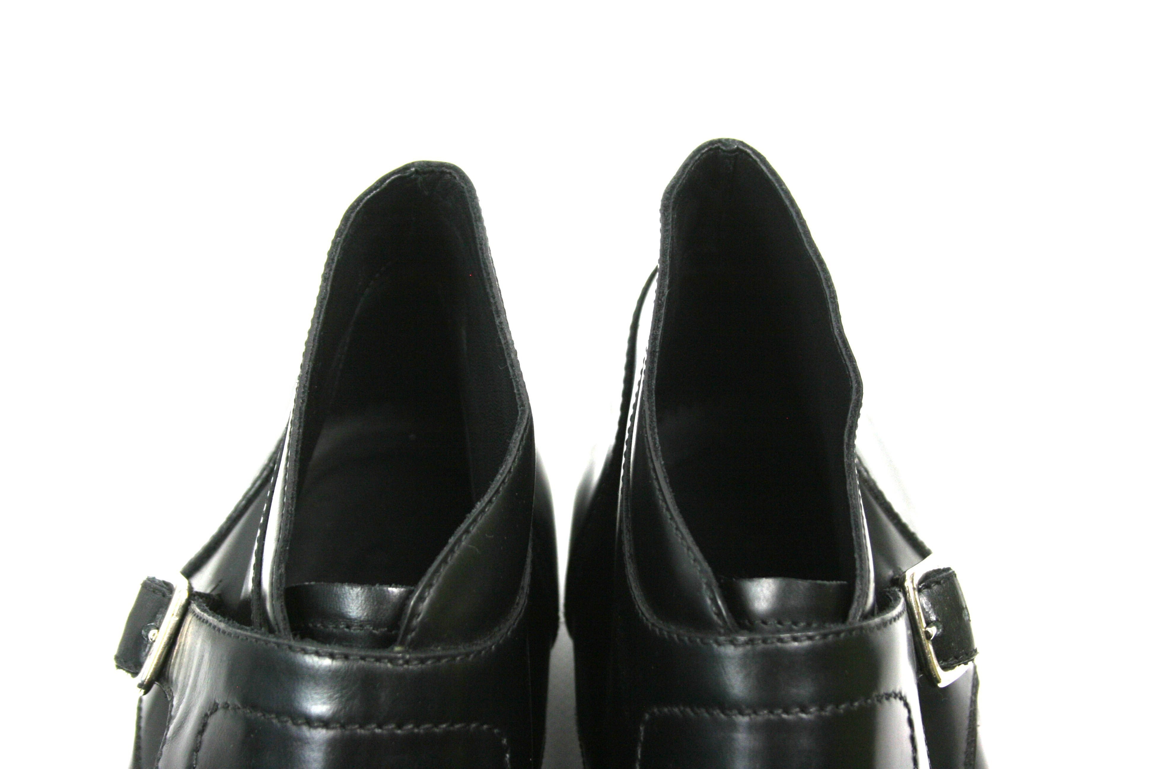 Alexander McQueen Creeper Buckles Monk Straps Leather Boots Size US 9 / EU 42 - 12 Thumbnail