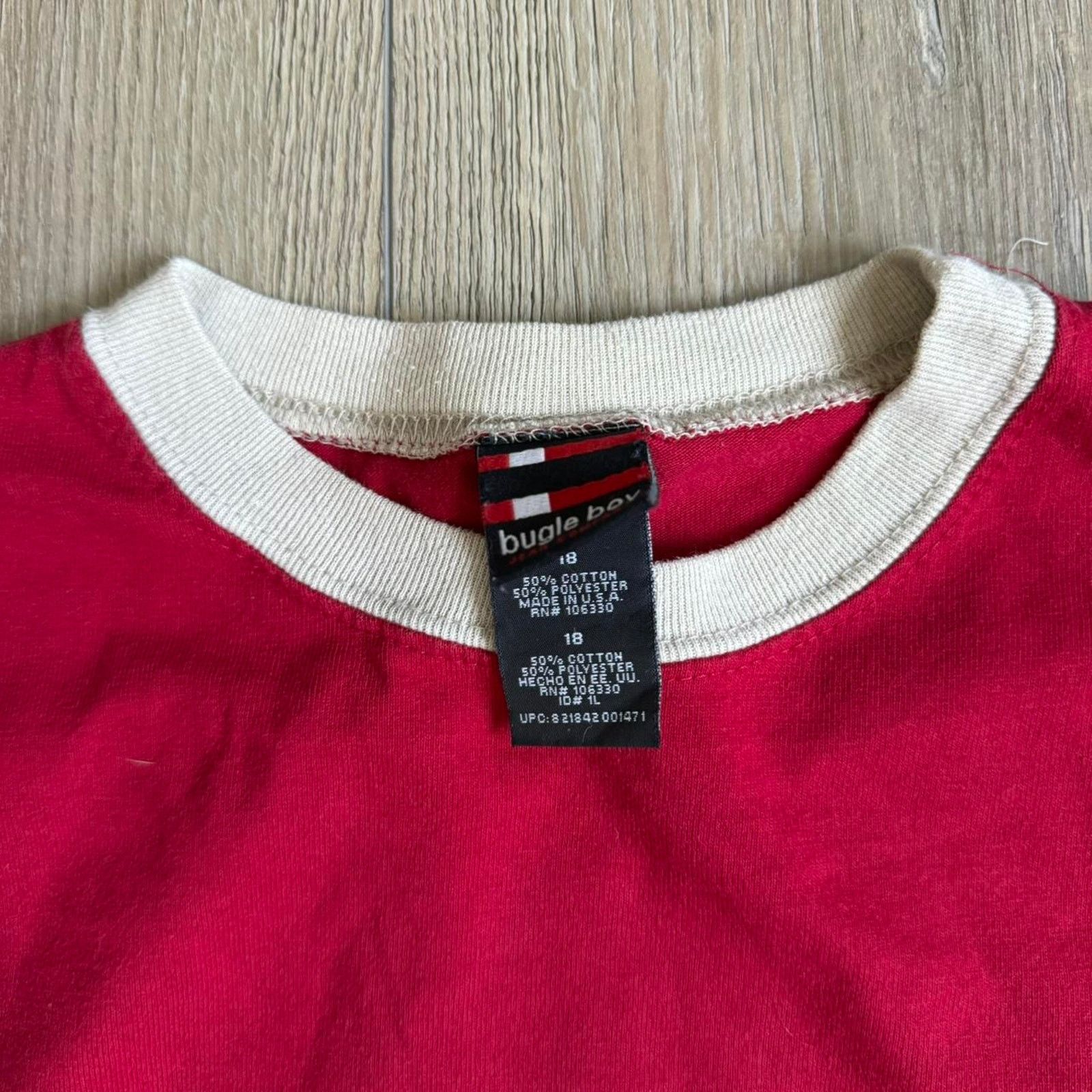 Bugle Boy Vintage 90s bugle boy double long sleeve t-shirt Size US M / EU 48-50 / 2 - 6 Thumbnail