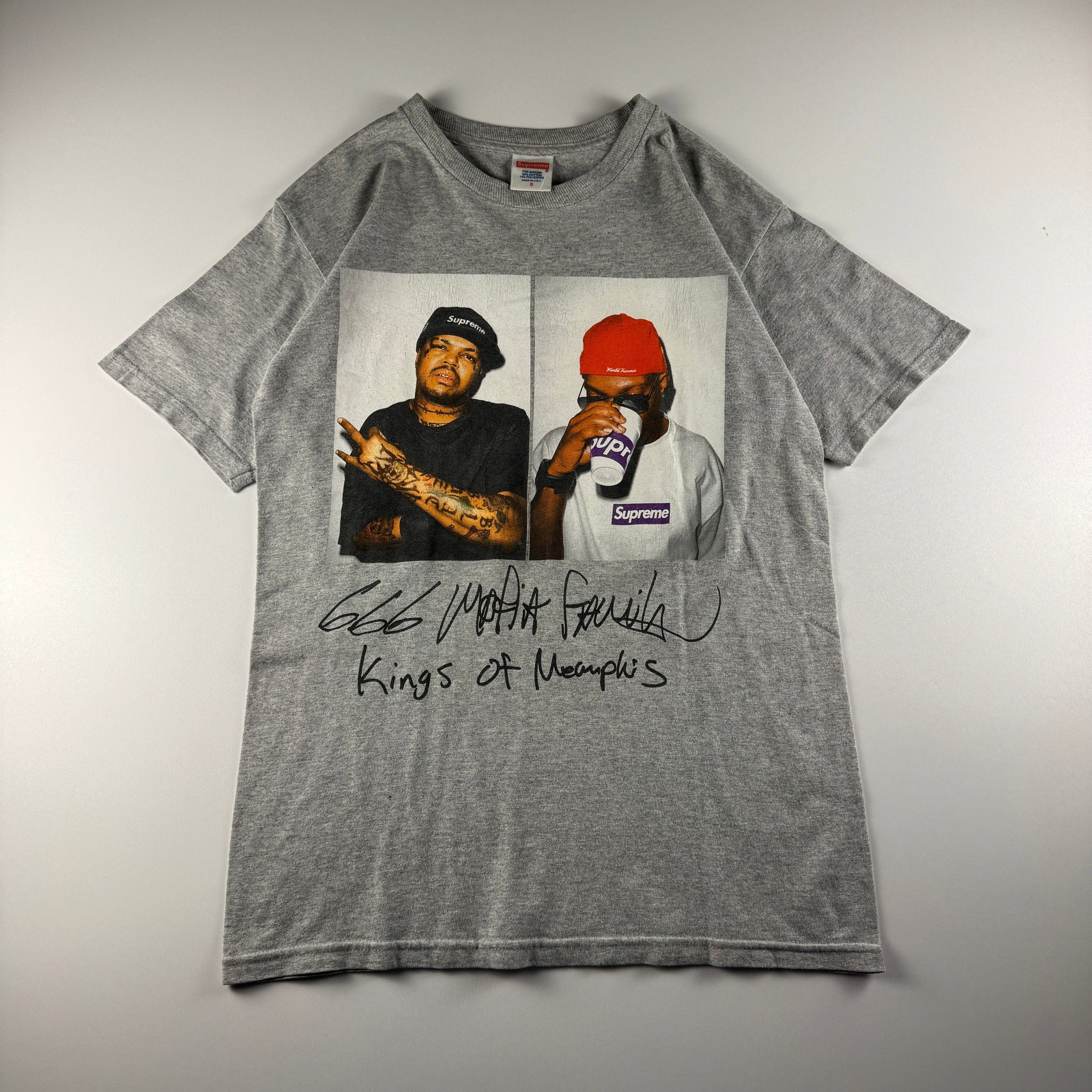 Supreme Supreme 12AW Three Six Mafia White T Shirt | Grailed