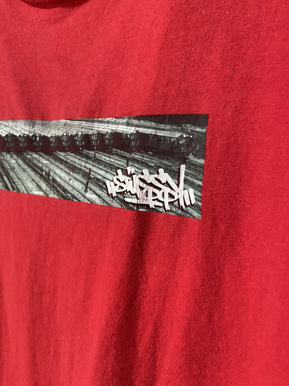 Stussy × Vintage Vintage 90's Stussy Grafitti Tee Size US M / EU 48-50 / 2 - 5 Thumbnail