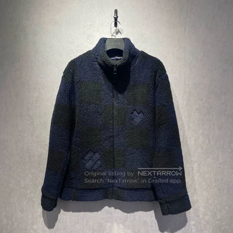 Louis Vuitton Louis Vuitton size 4l Black and blue checkerboard teddy jac Size US M / EU 48-50 / 2 - 1 Thumbnail