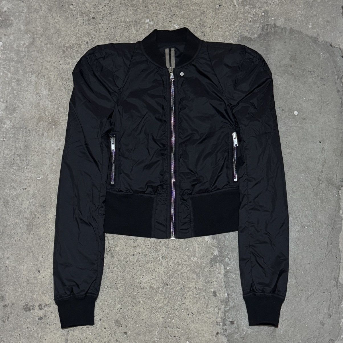 Rick Owens Rick Owens SS23 Woven Padded Girdered Geth Bomber