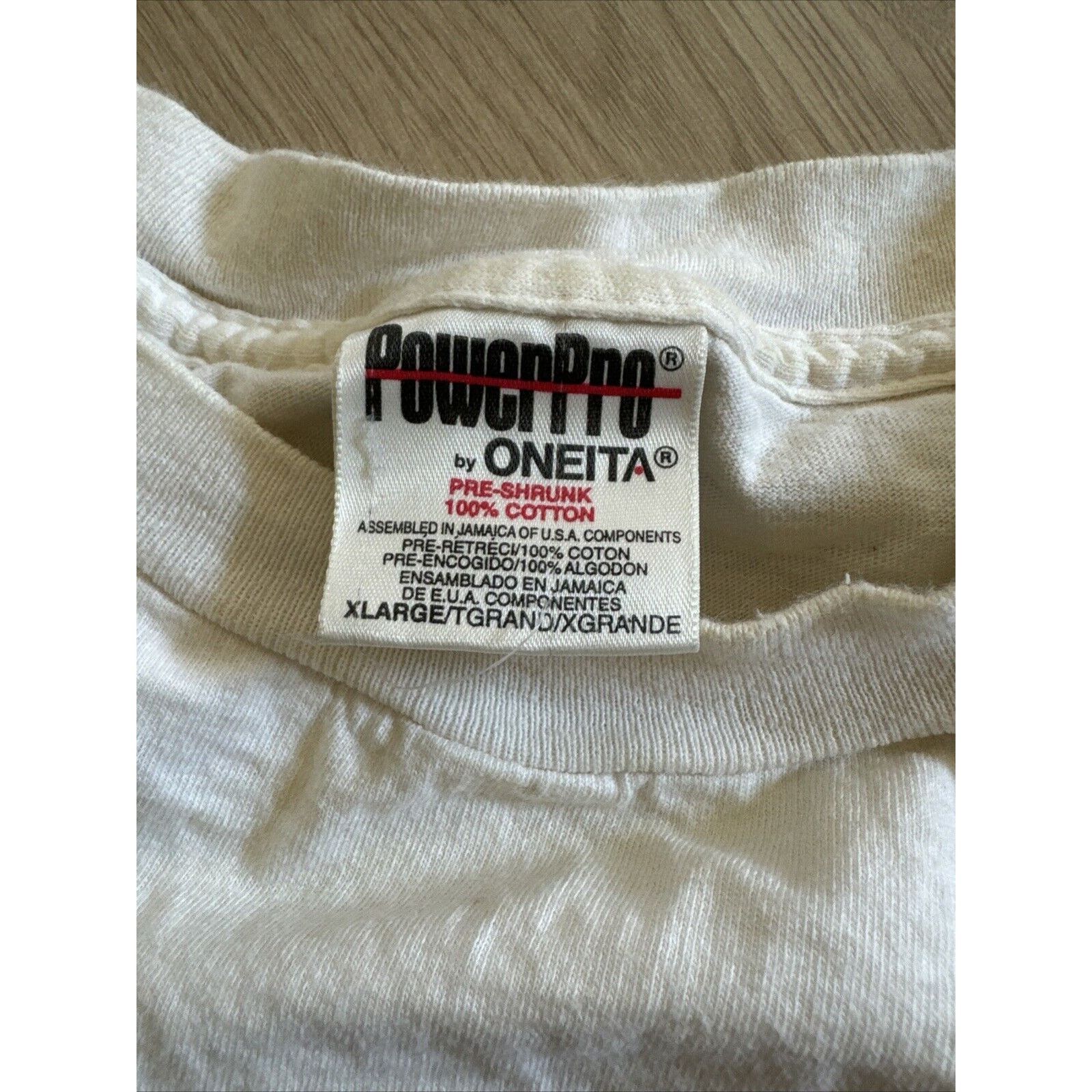 Other Rare White T Shirt Size XL Best Dad Hands Down 1999 Size US XL / EU 56 / 4 - 3 Thumbnail