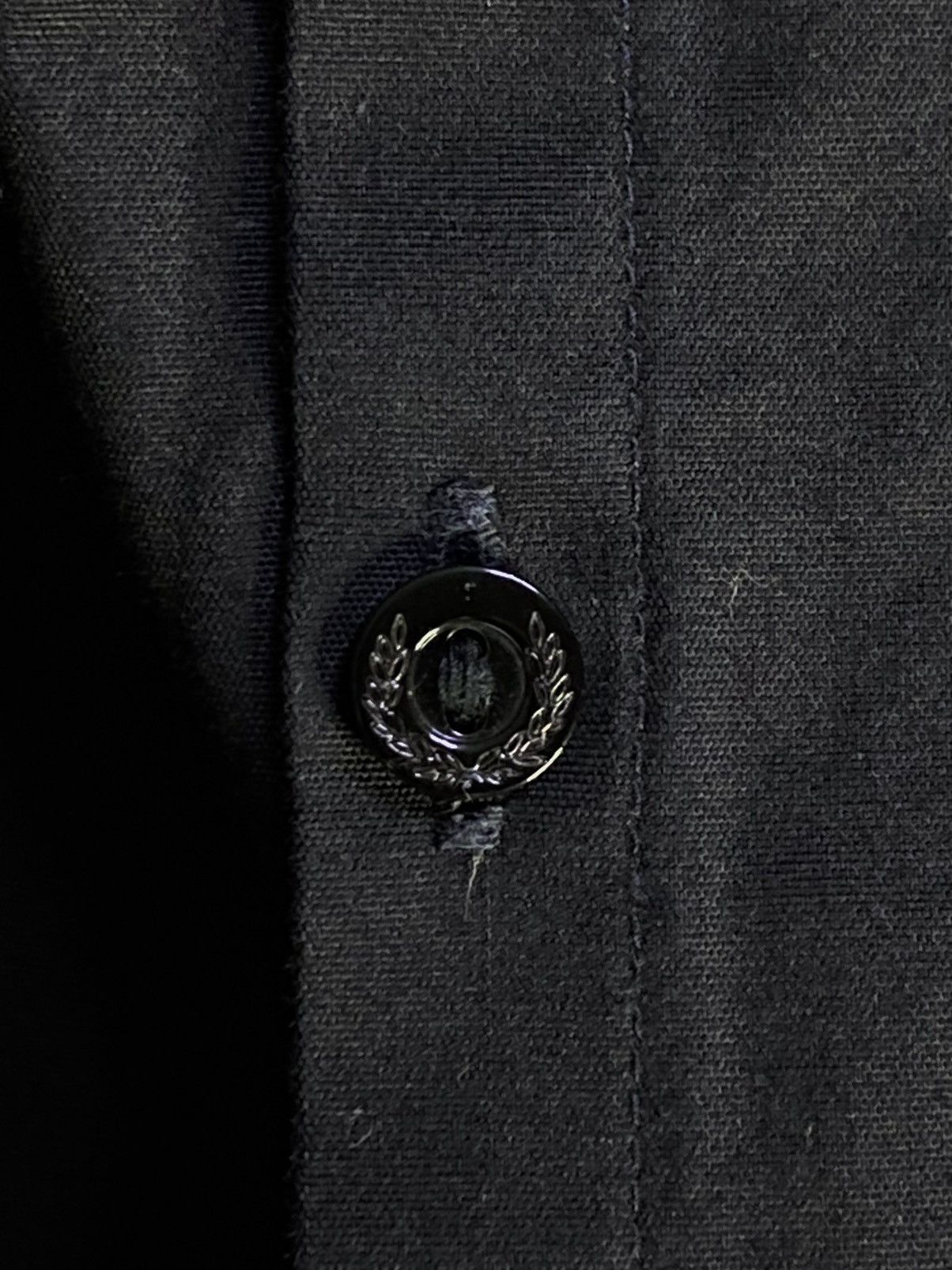 Fred Perry Fred Perry Classic Button Down Long Sleeve | Black Medium Size US M / EU 48-50 / 2 - 5 Thumbnail
