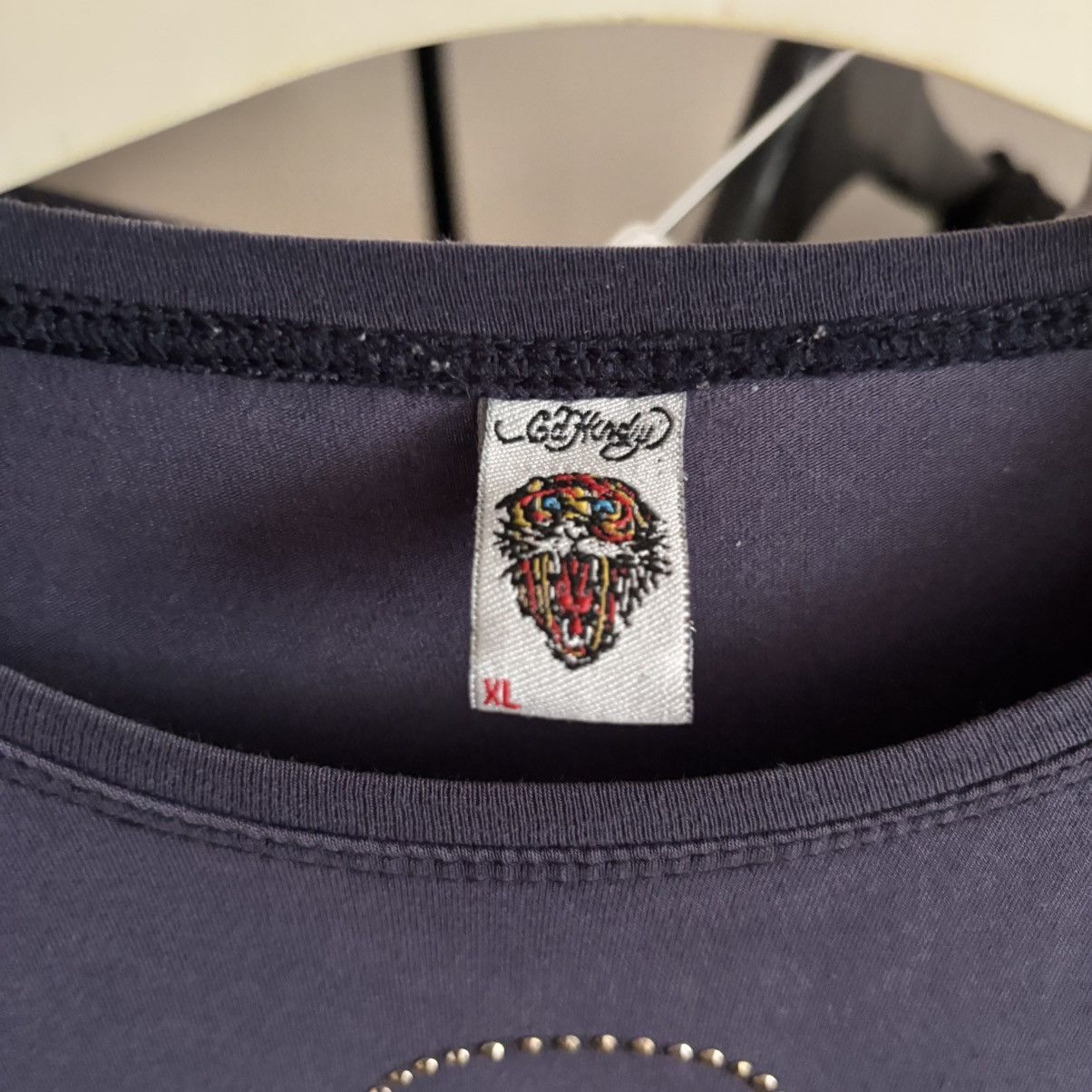 Ed Hardy Vintage Y2K Ed Hardy Rhinestones Swag Back Print T-Shit Size US L / EU 52-54 / 3 - 6 Thumbnail
