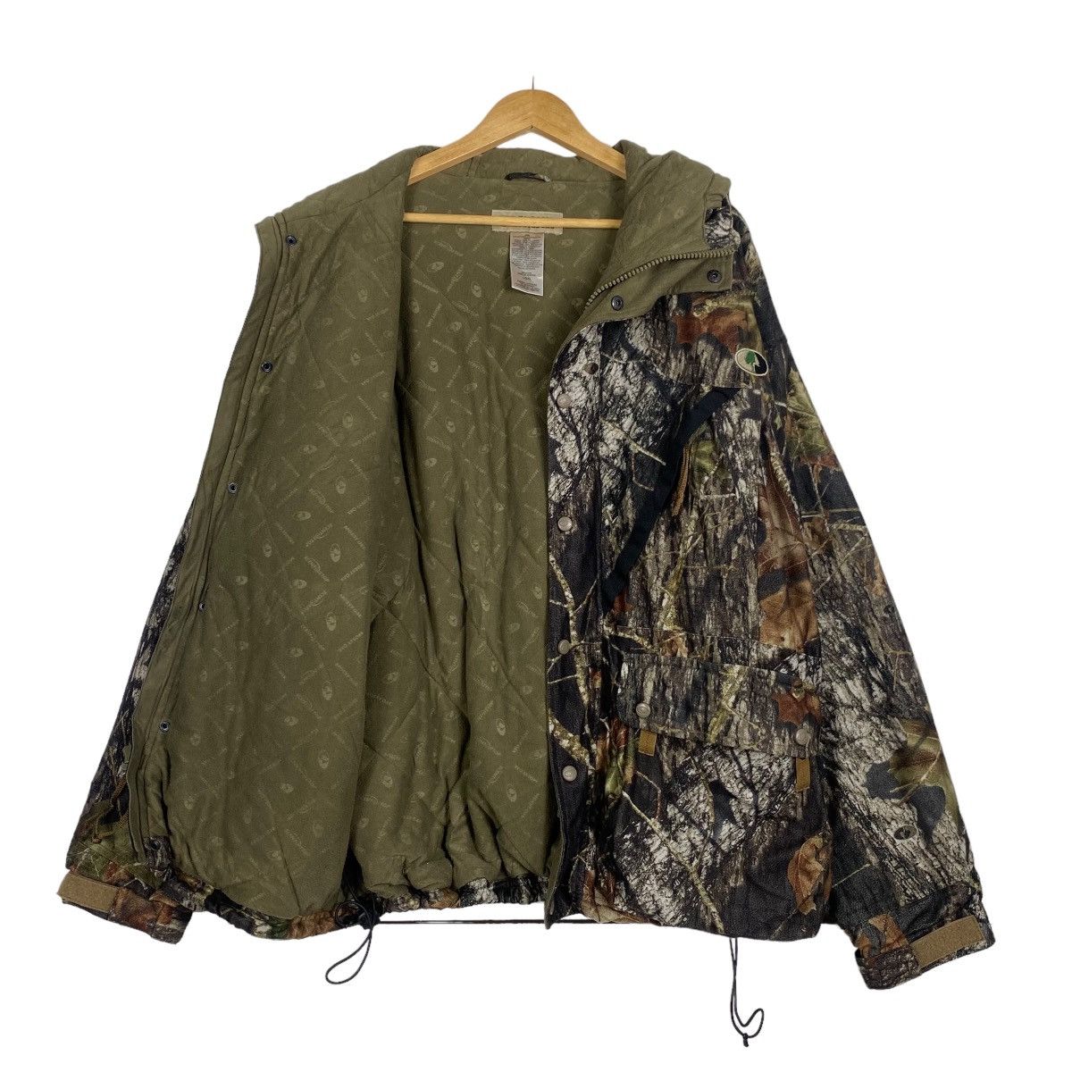 Russell Athletic × Vintage Russel outdoor Parka zipper hoodie real tree Size US L / EU 52-54 / 3 - 10 Thumbnail
