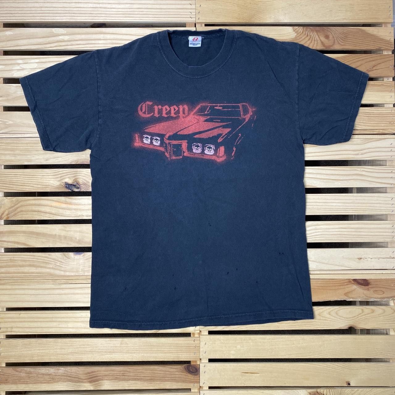 Other Vintage Creep Black Y2K Skate-Style Tee Size Medium Size US M / EU 48-50 / 2 - 1 Thumbnail