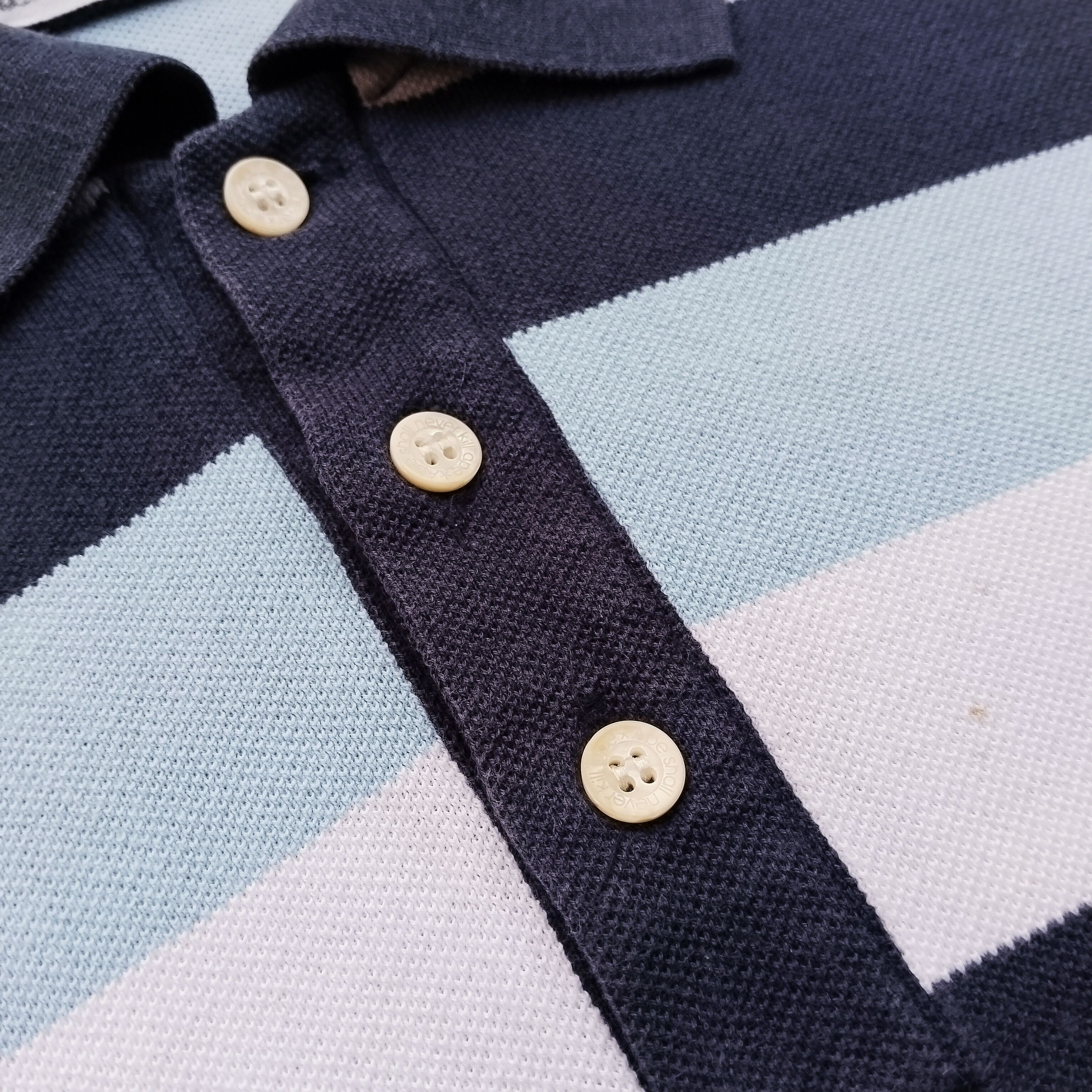 Bape Vintage Striped Polo Size US L / EU 52-54 / 3 - 4 Thumbnail