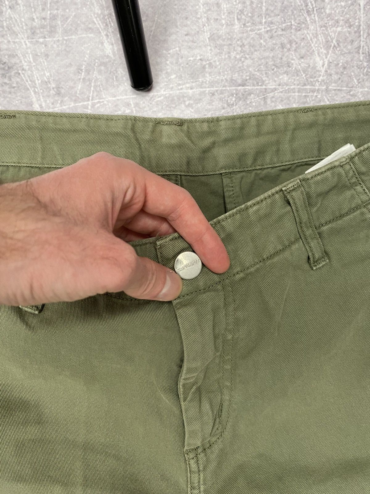 Carhartt Carhartt khaki work cargo pants Size US 30 / EU 46 - 7 Thumbnail