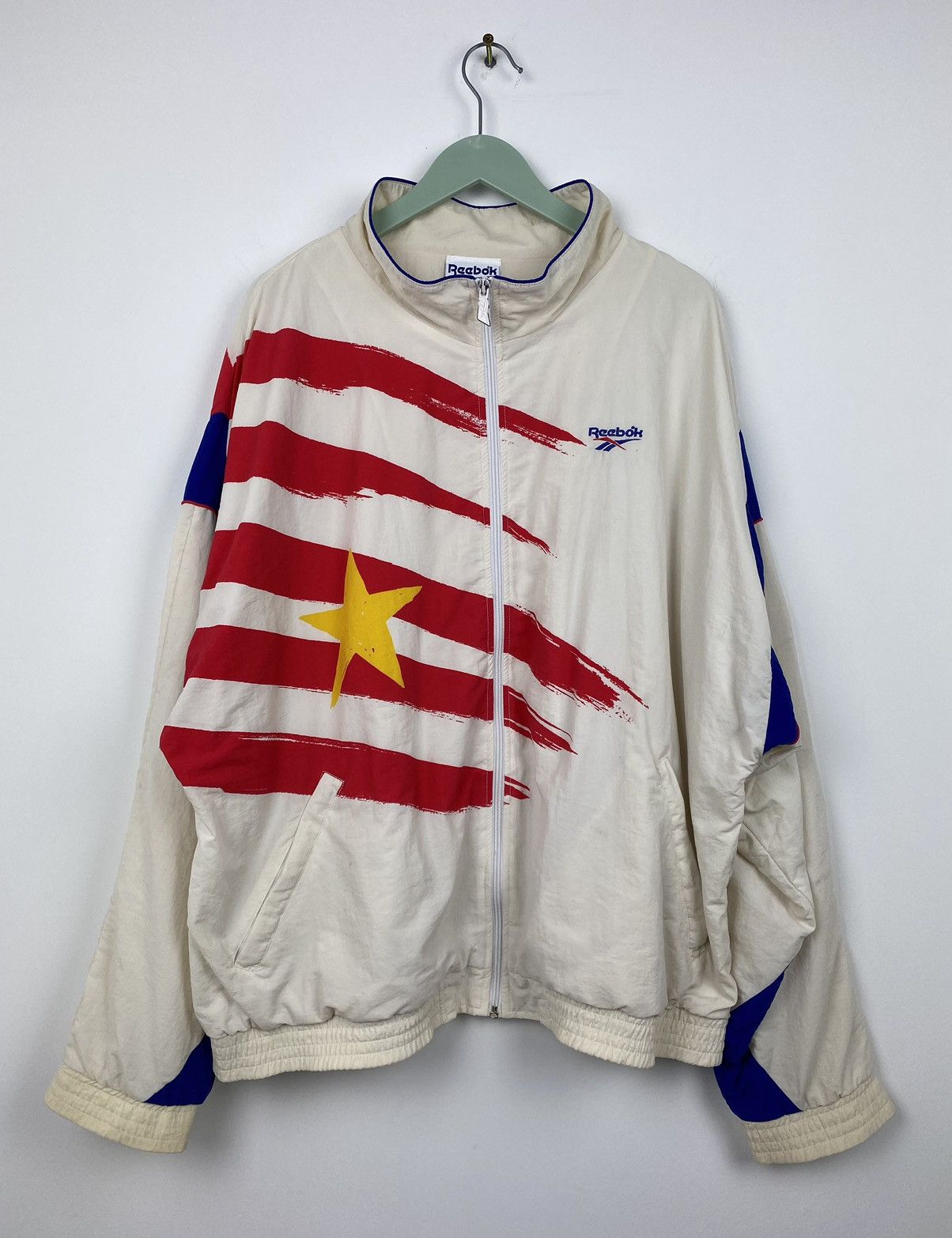 Reebok Vintage Reebok Chile 1998 Style Soccer Track Jacket Brazil Size US XL / EU 56 / 4 - 1 Thumbnail