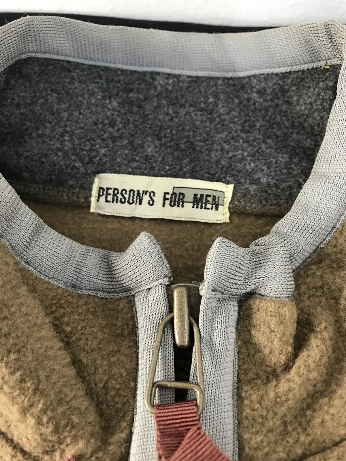 Japanese Brand × PERSON'S × Vintage 90s Person’s For Man Fleece Anorak Half Zip Pull Over Jacket Size US XL / EU 56 / 4 - 4 Thumbnail
