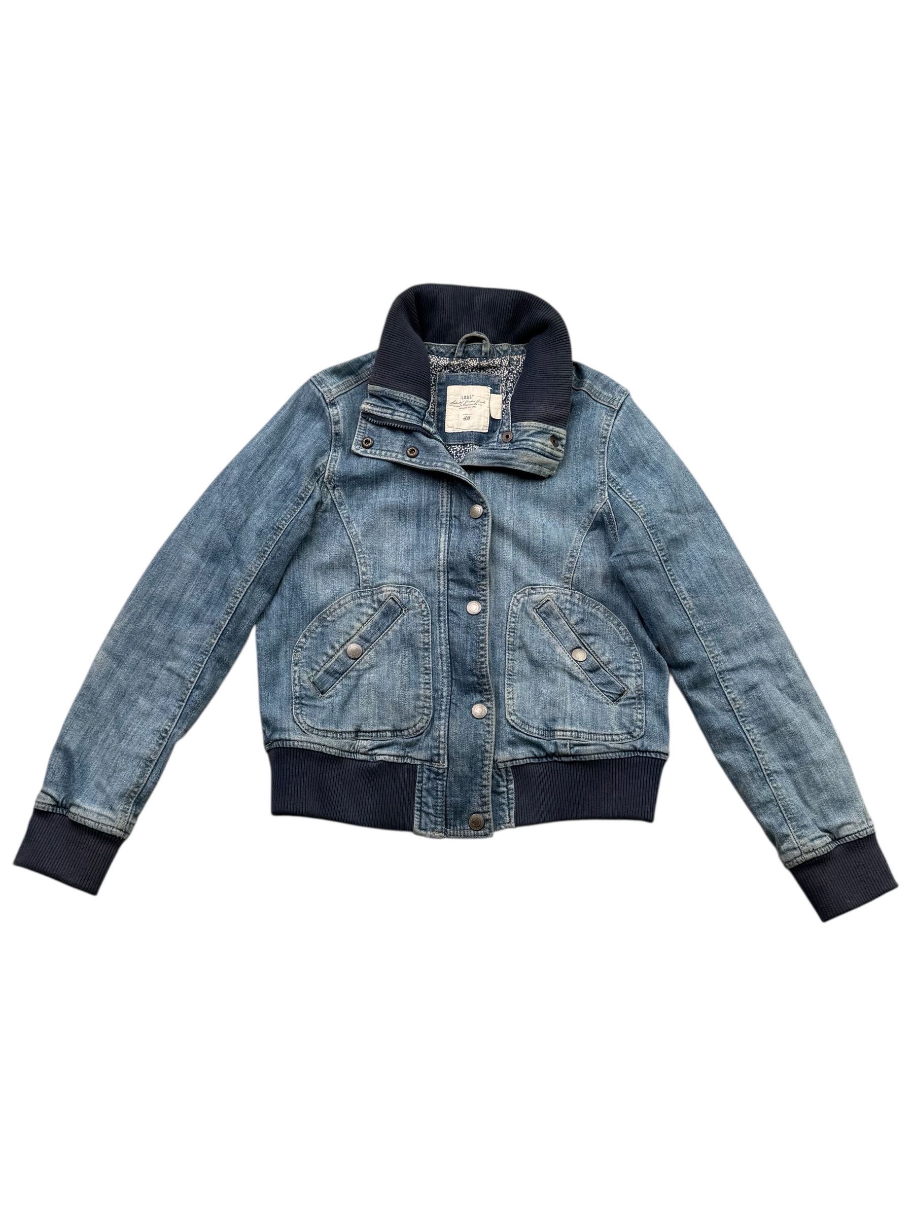 Other Vintage Cropped Denim Jacket M47(E30)(D15)(V34) Size S / US 4 / IT 40 - 1 Thumbnail