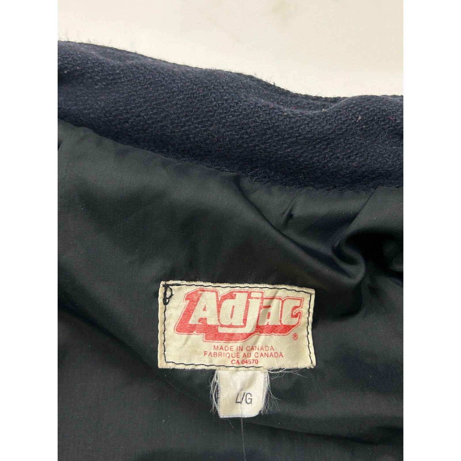 Vintage Vintage 90s Adjac Two Tone Wool Varsity Letterman Jacket L Size US L / EU 52-54 / 3 - 6 Thumbnail
