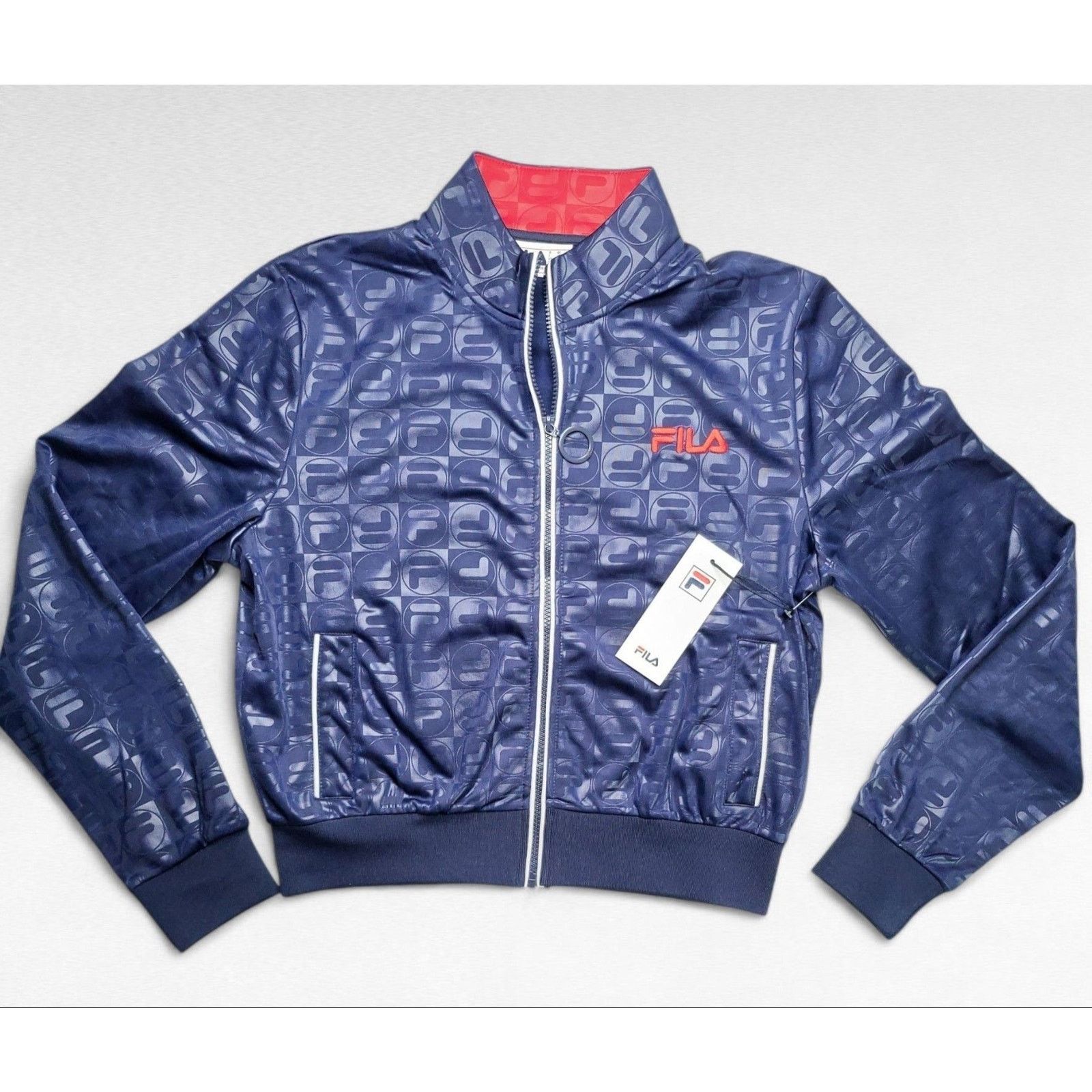 Fila NWT Fila Women's Isadora Embossed Logo Jacket Size L Size L / US 10 / IT 46 - 7 Thumbnail