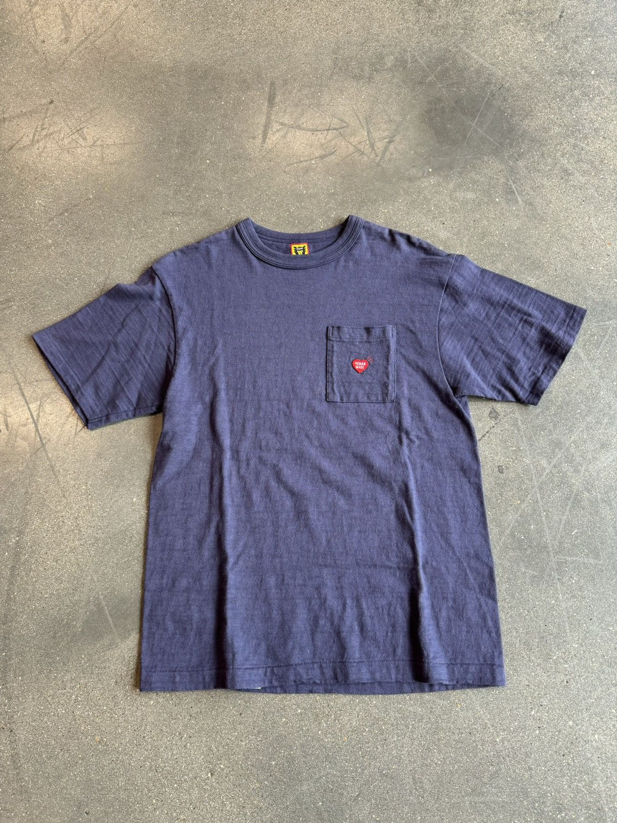 Human Made Human Made Pocket Rabbit #2 T-Shirt Navy | Grailed