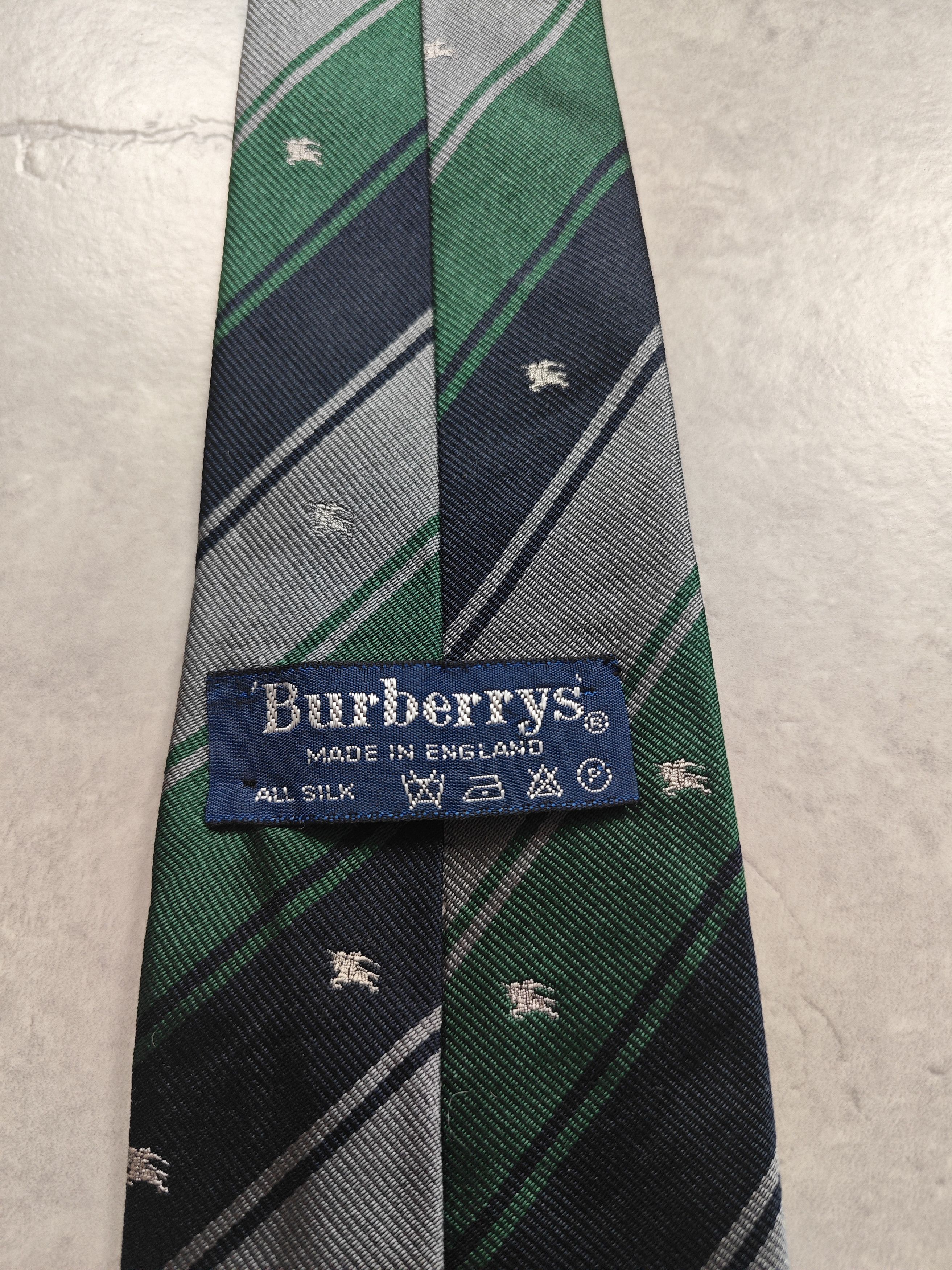 Burberry Burberry Vintage Silk Tie Size ONE SIZE - 4 Thumbnail