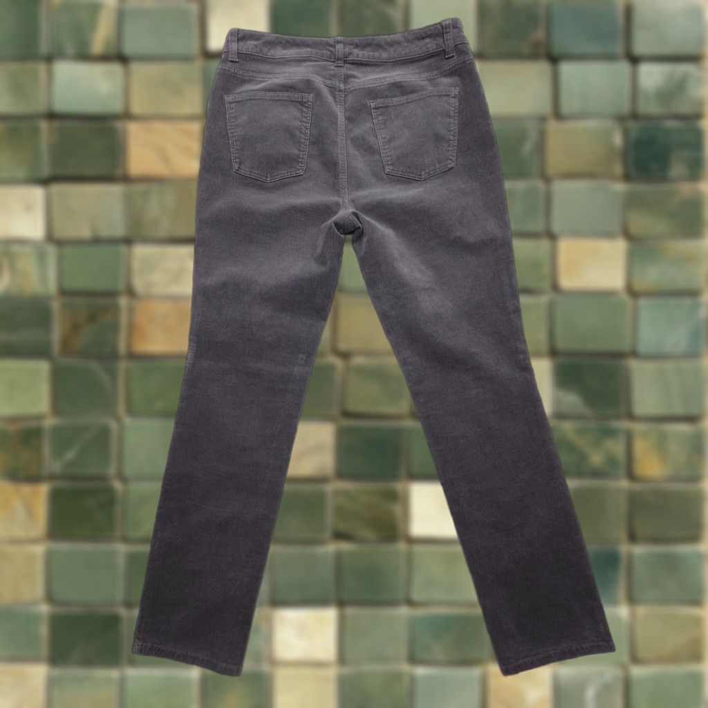 Talbots Talbots Simply Flattering 5 Pocket Straight Corduroy Pants Womens 10 Stretch Size 32" / US 10 / IT 46 - 1 Thumbnail