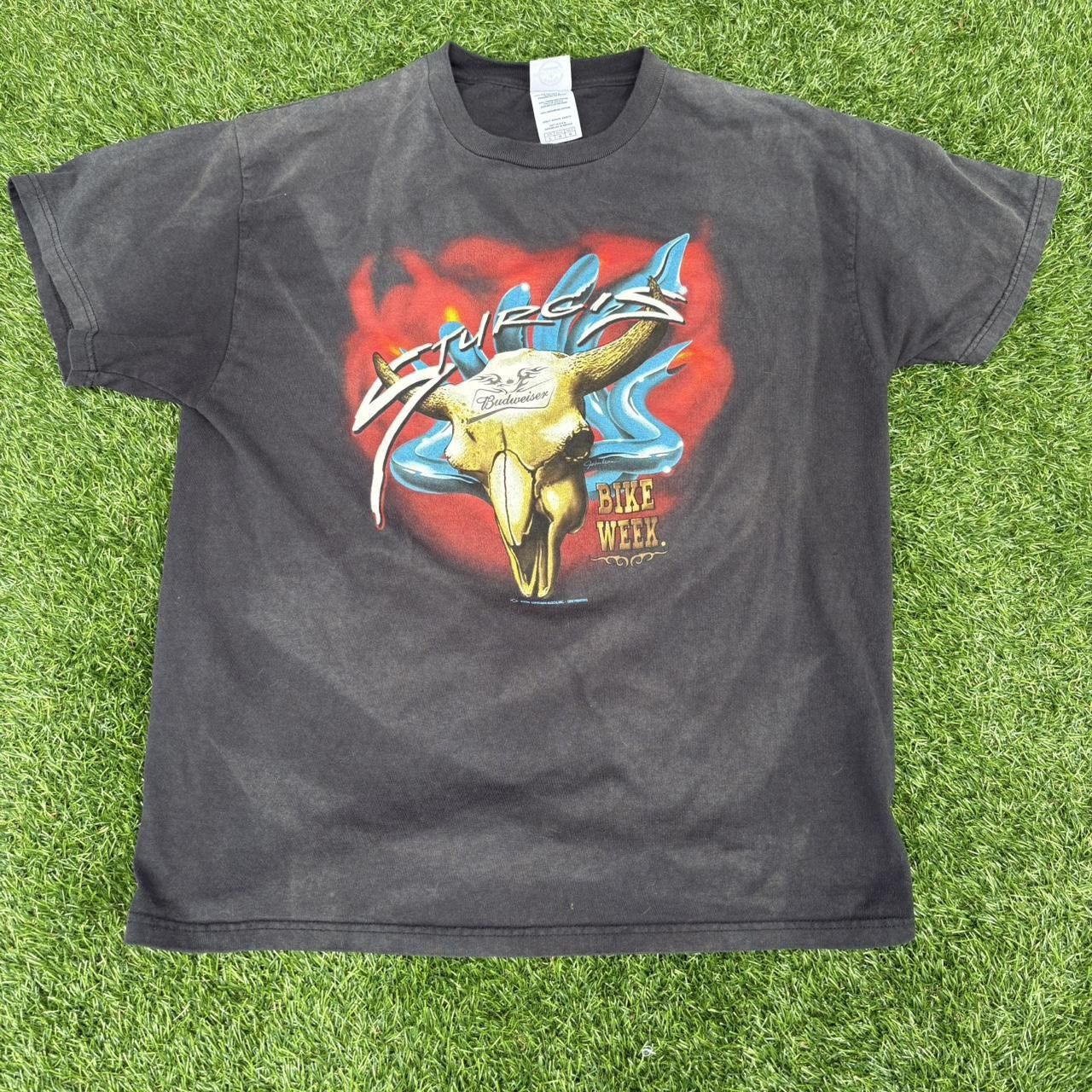 Harley Davidson Vintage Harley Davidson Budweiser shirt black large faded Size US L / EU 52-54 / 3 - 1 Thumbnail