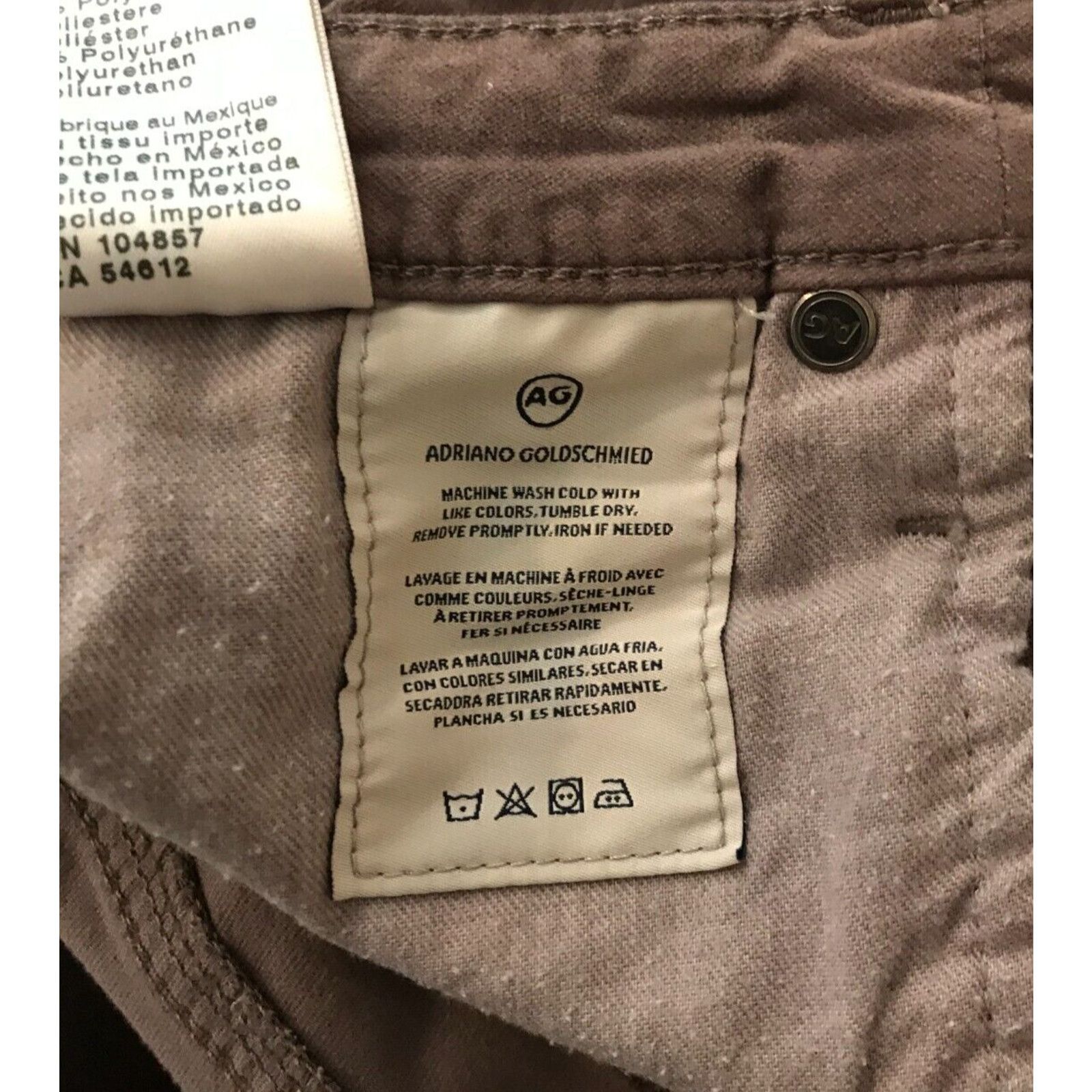 Anthropologie Anthropologie AG Adriano Goldschmied The Stevie Slim Brown Size 25" / US 0 / IT 36 - 12 Thumbnail
