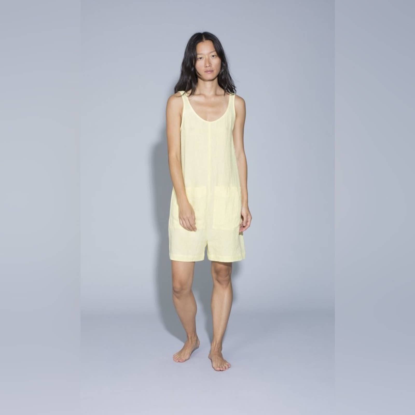 image of Ilana Kohn Gary Romper In Mellow Size S in Yellow, Women's
