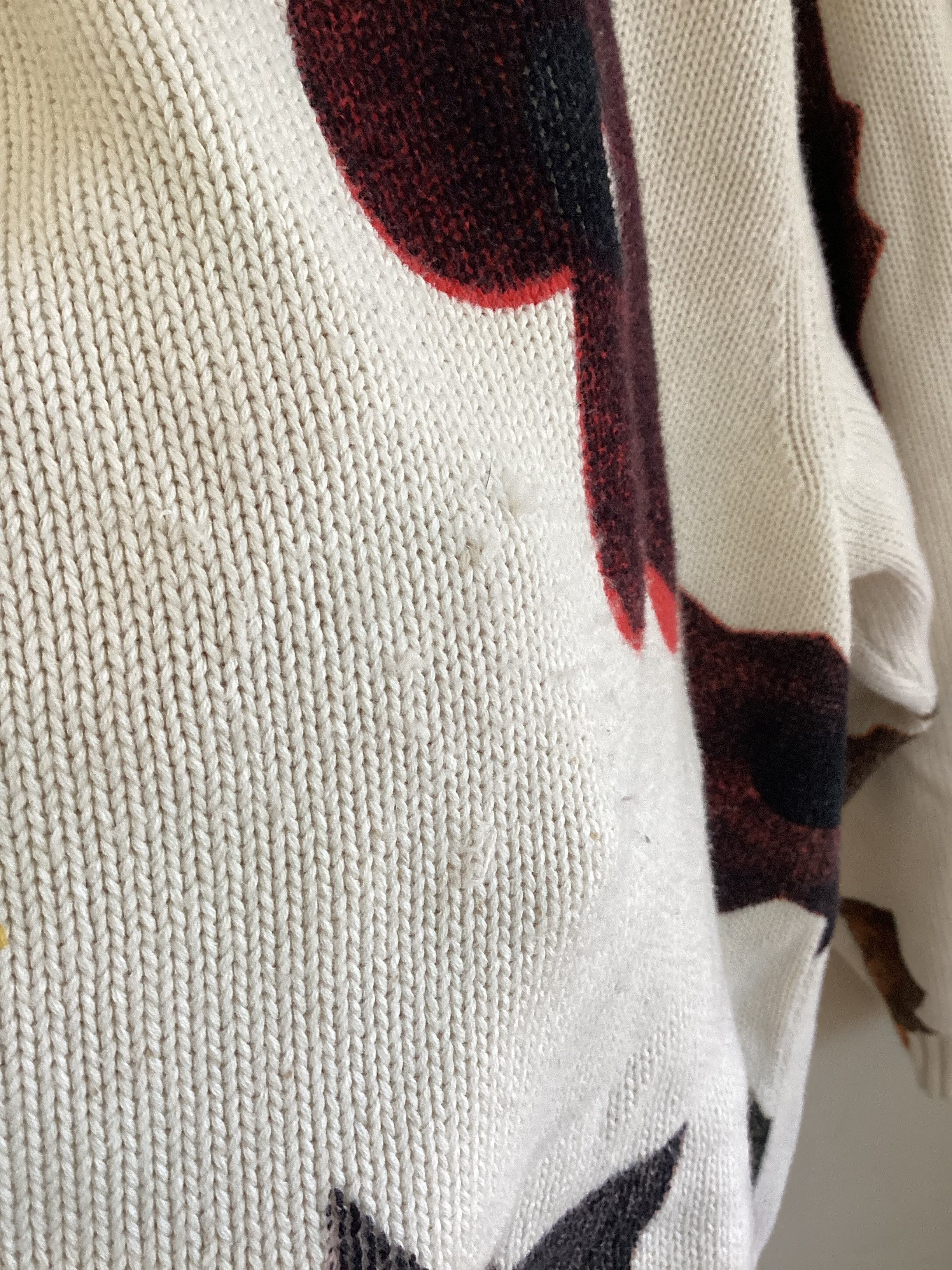 Supreme (XL)Supreme Nate Lowman Sweater White Size US XL / EU 56 / 4 - 7 Thumbnail