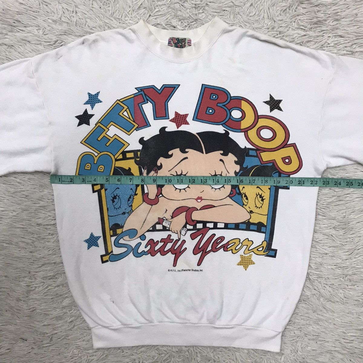 Cartoon Network VINTAGE 90s BETTY BOOP FLEISCHER STUDIOS SWEATSHIRT Size US L / EU 52-54 / 3 - 15 Thumbnail